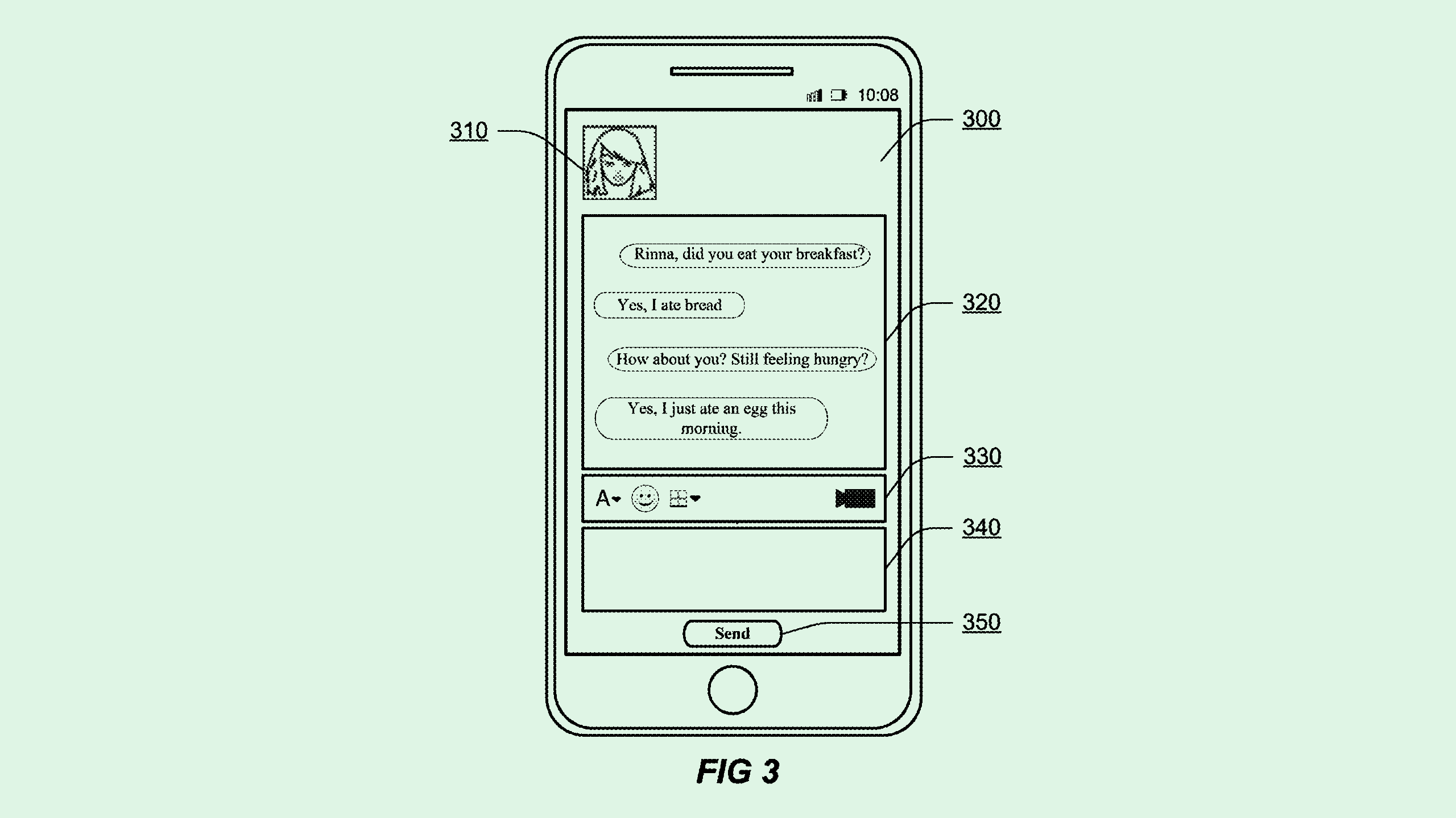 Photo of a Microsoft patent