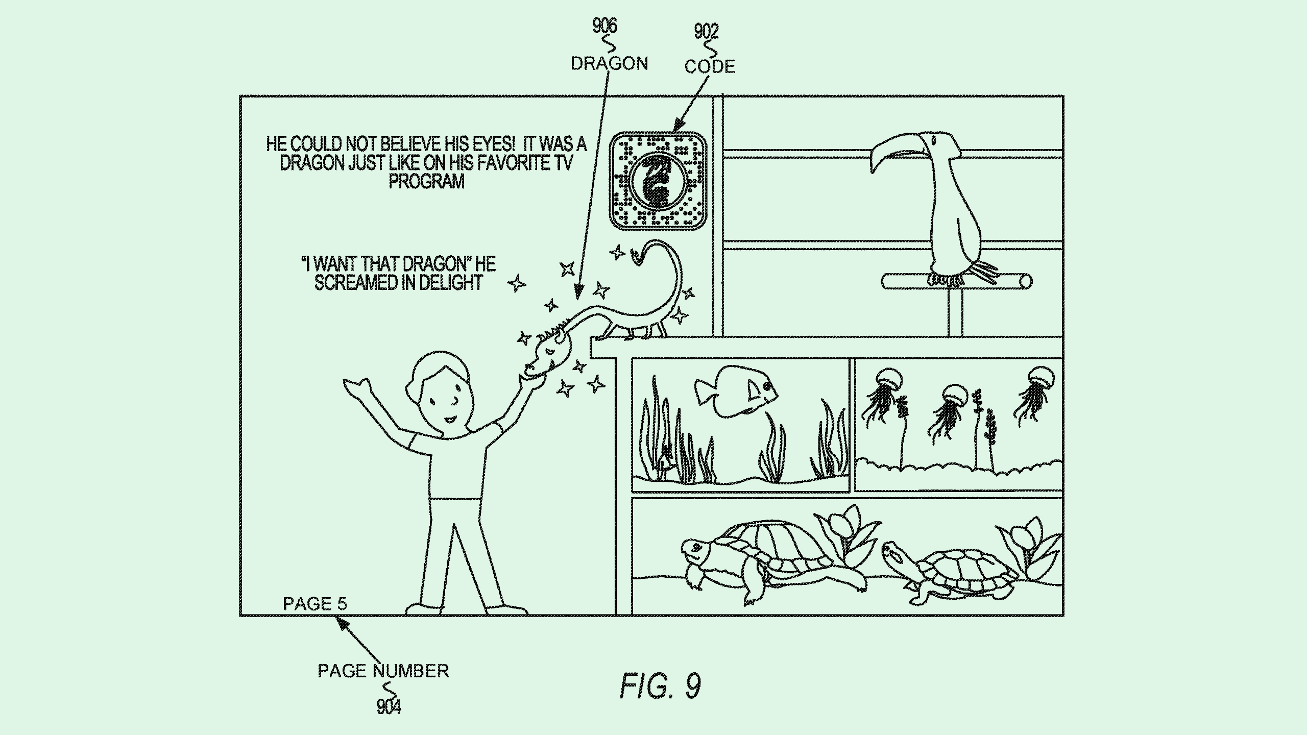 Photo of a Snap patent
