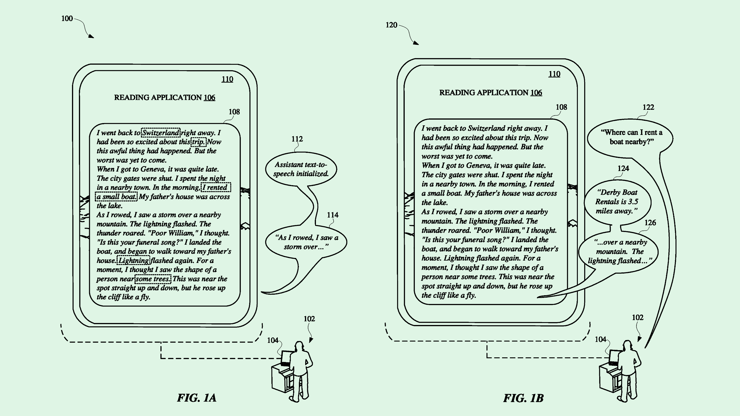 Photo of a Google patent