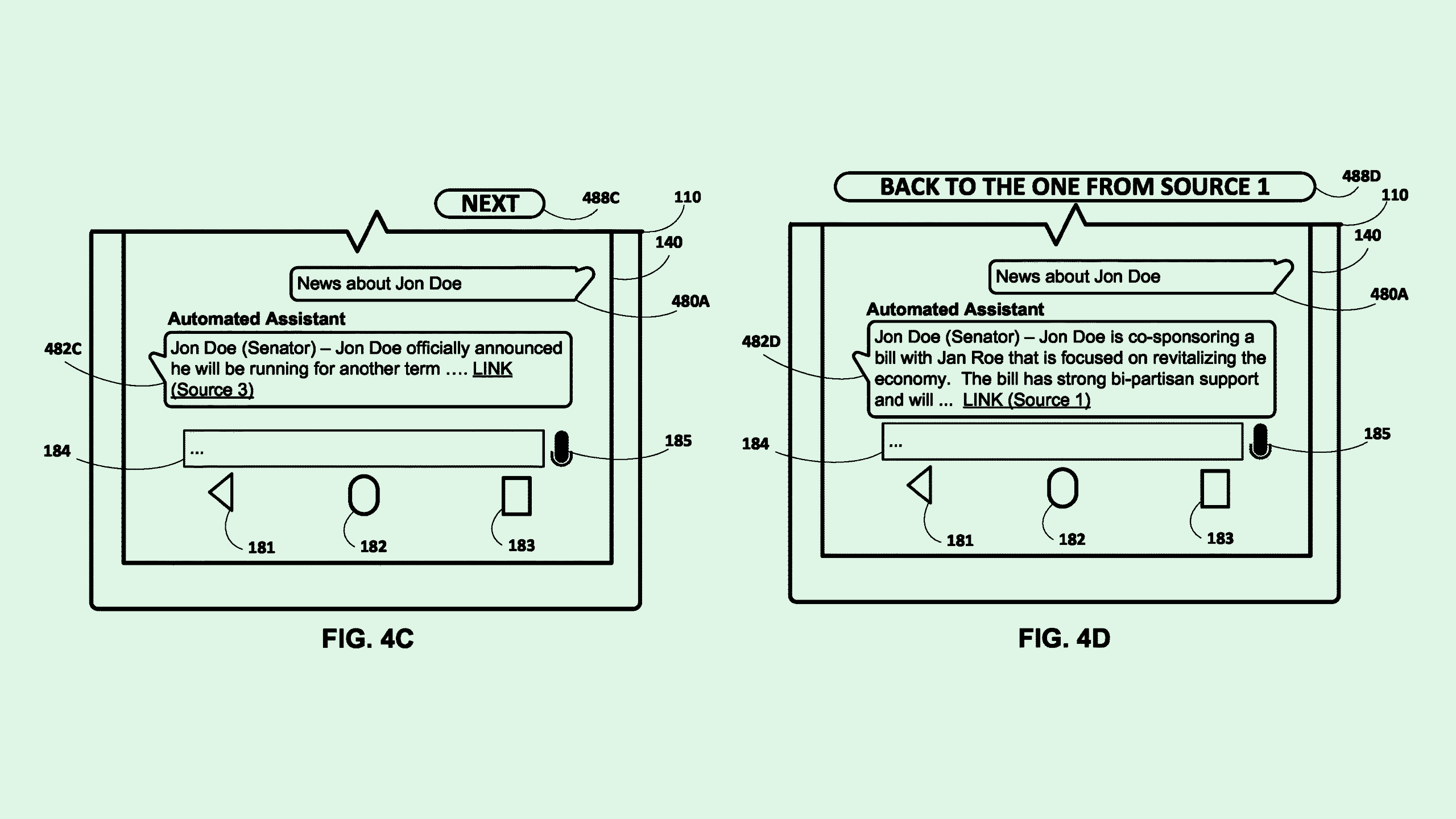 Photo of a Google patent