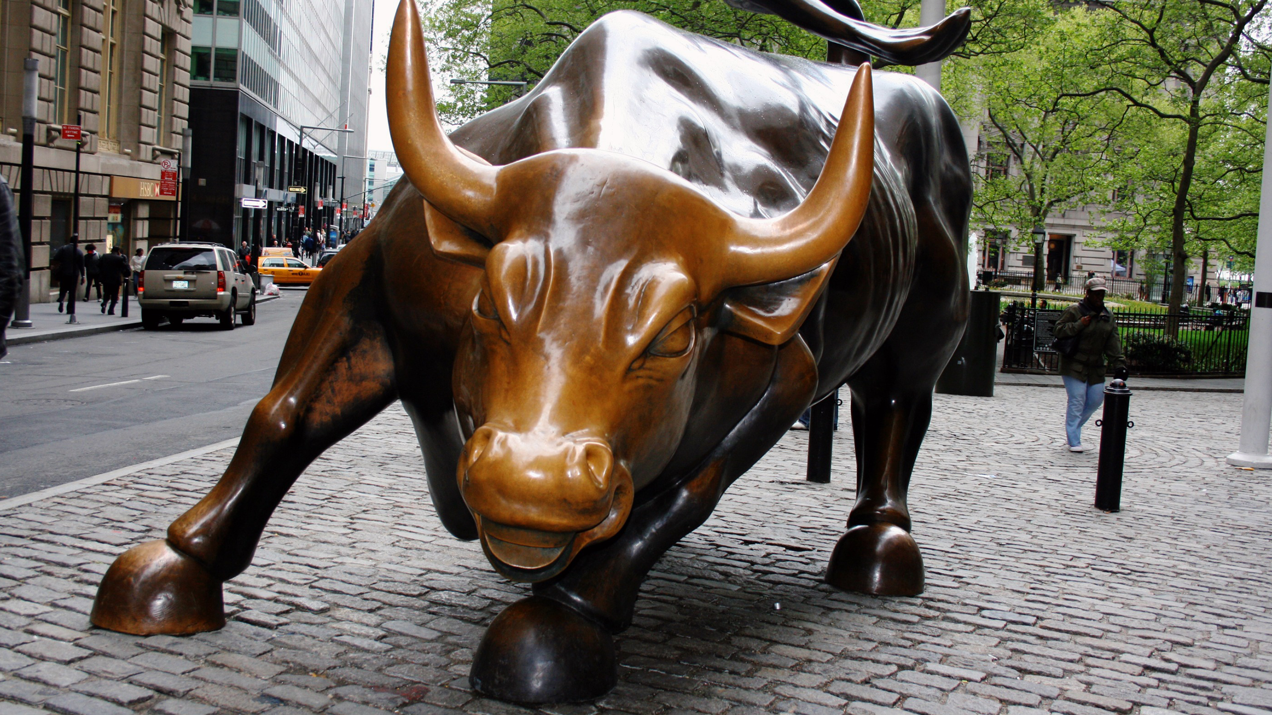 Photo of the Wall Street bull statue