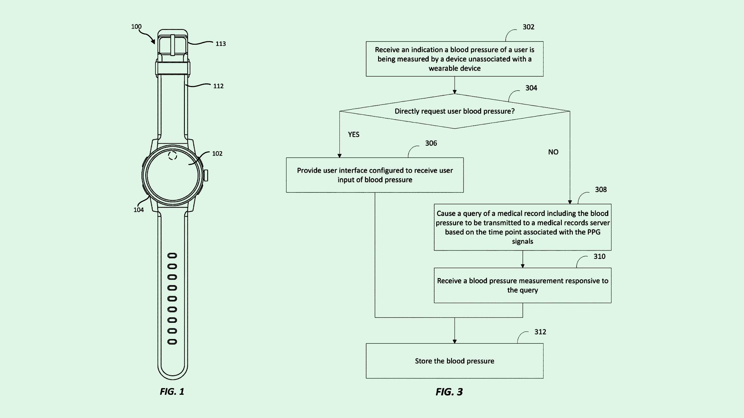 Photo of a Meta patent