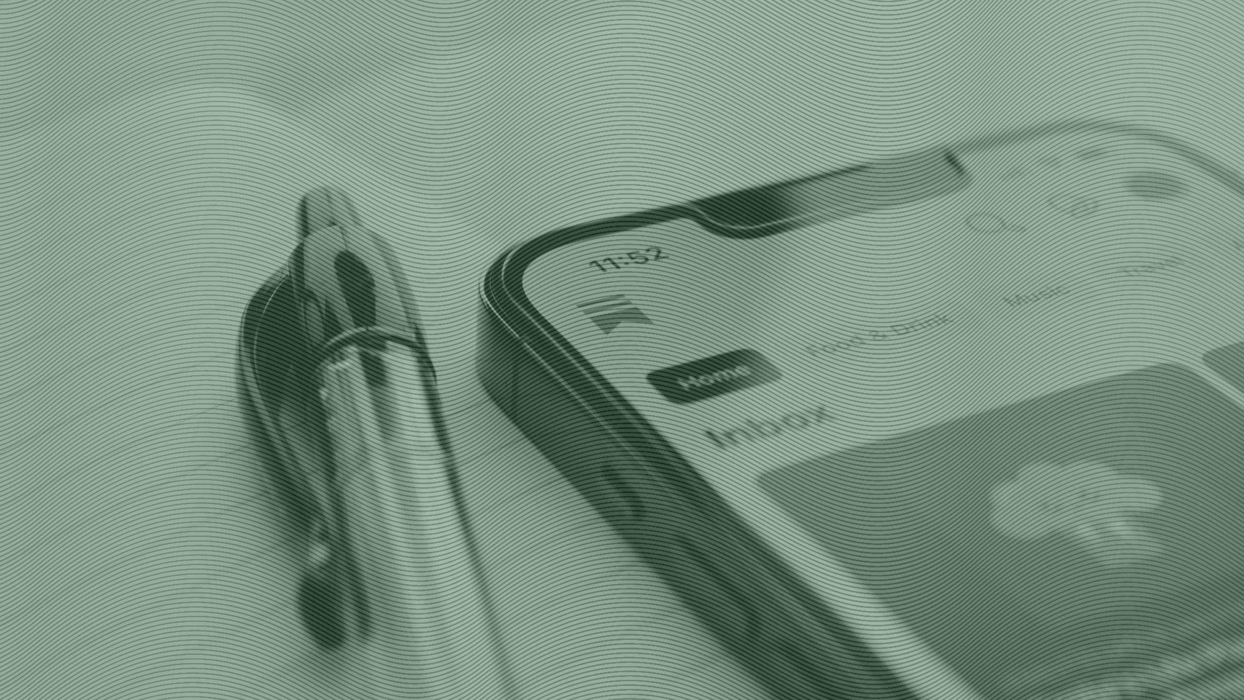 Photo of Substack app on iPhone with a notebook and pen