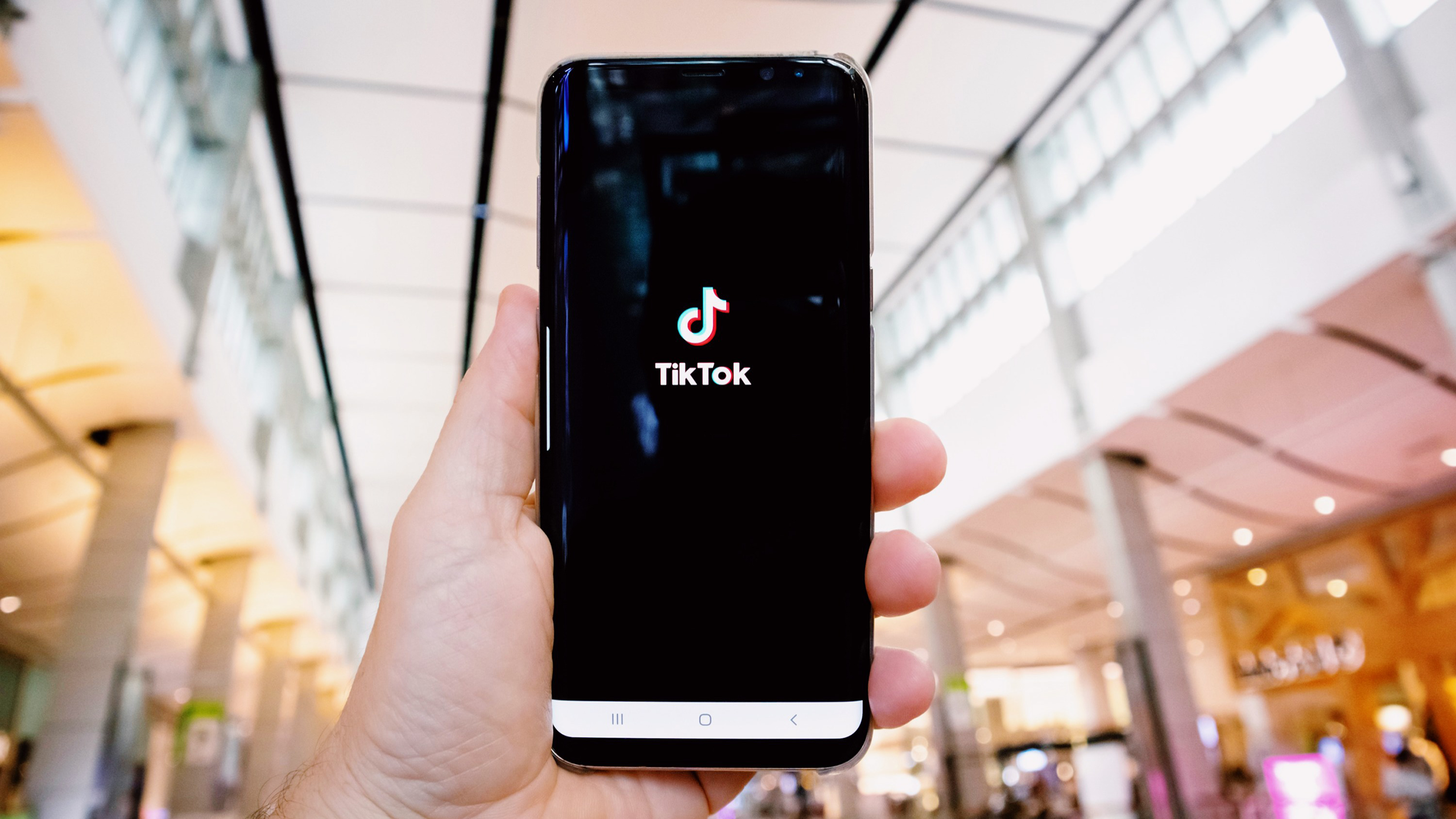 Photo of TikTok app on a phone