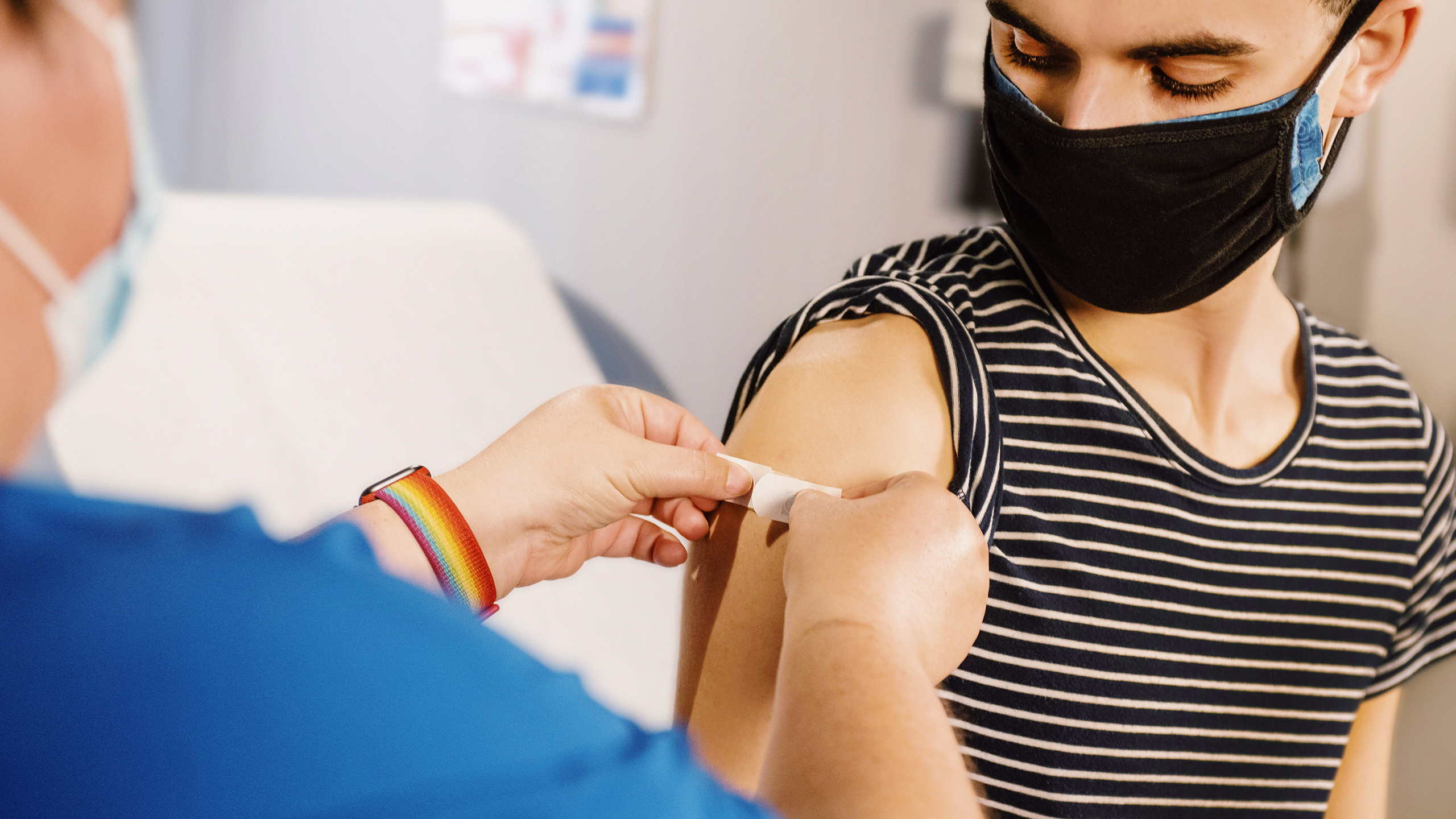 Photo of a person receiving a vaccination