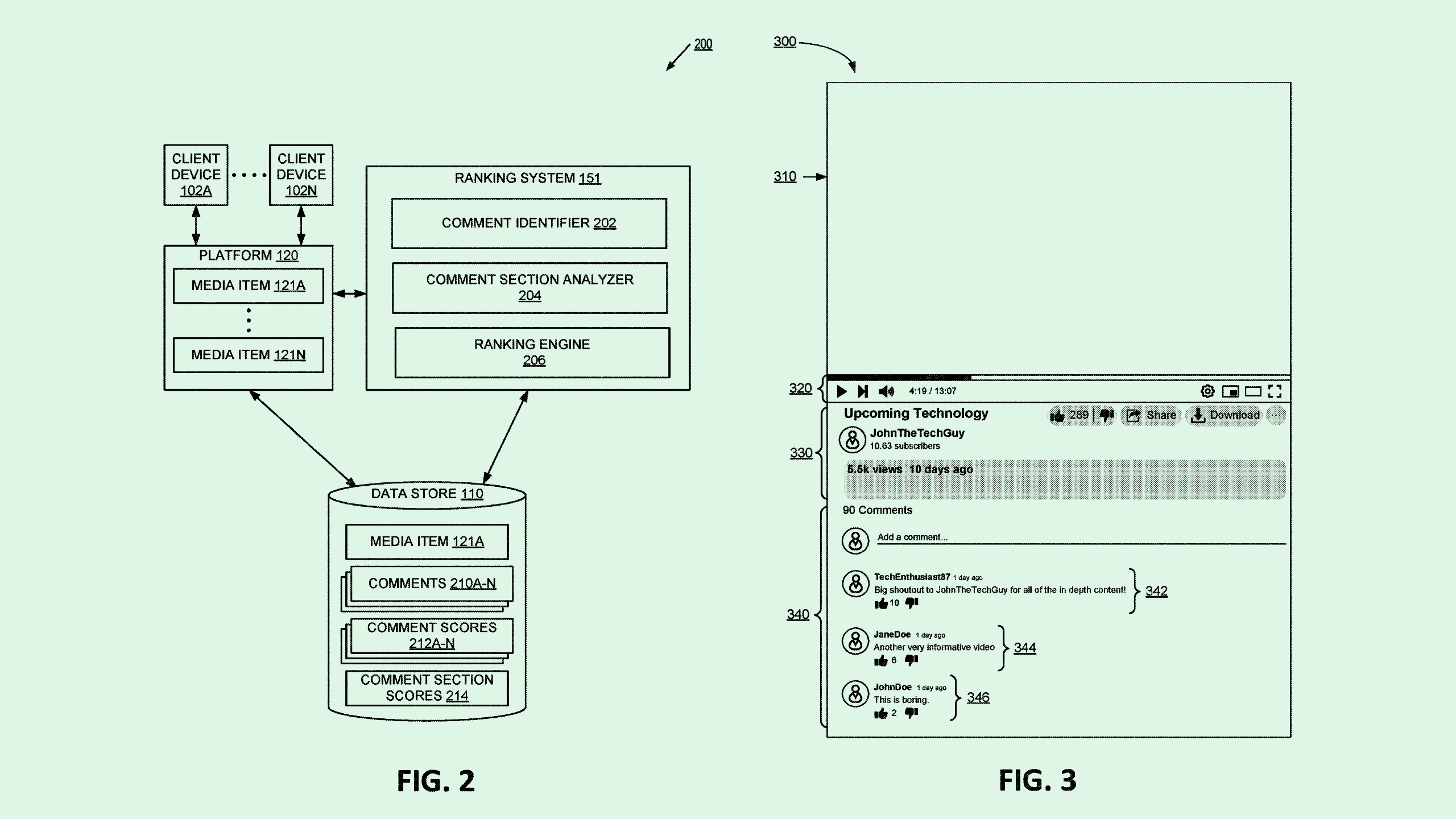 Photo of a Google patent