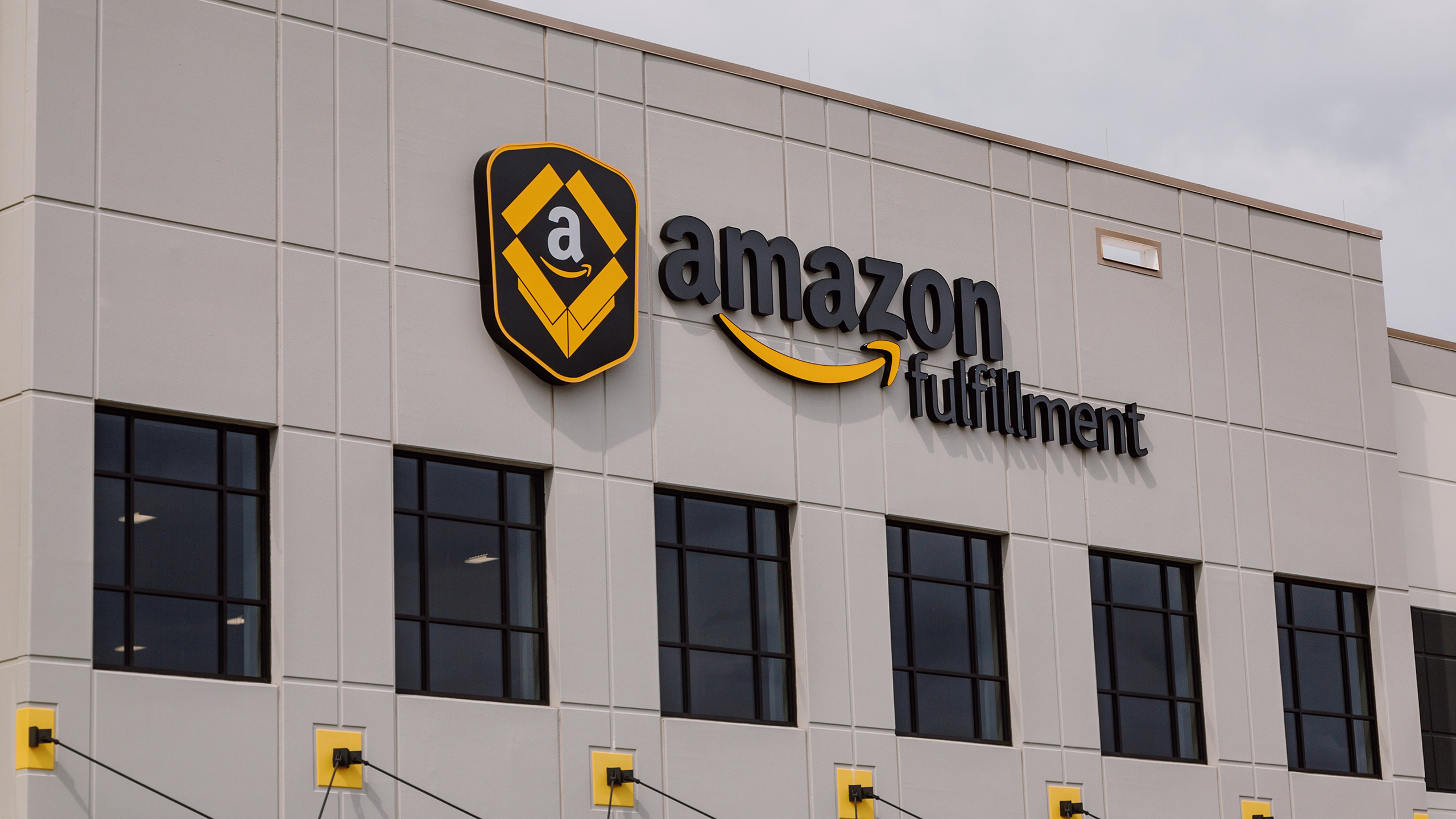 Photo of an Amazon fulfillment center