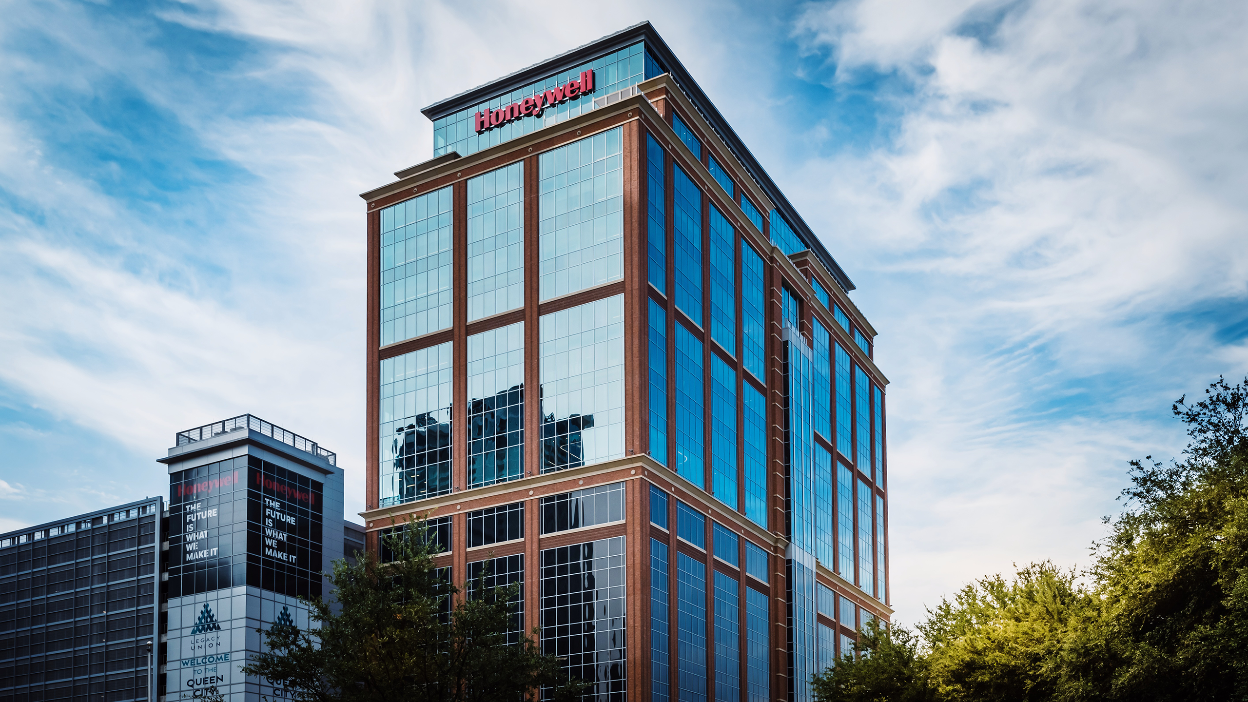 Photo of a Honeywell headquarters building