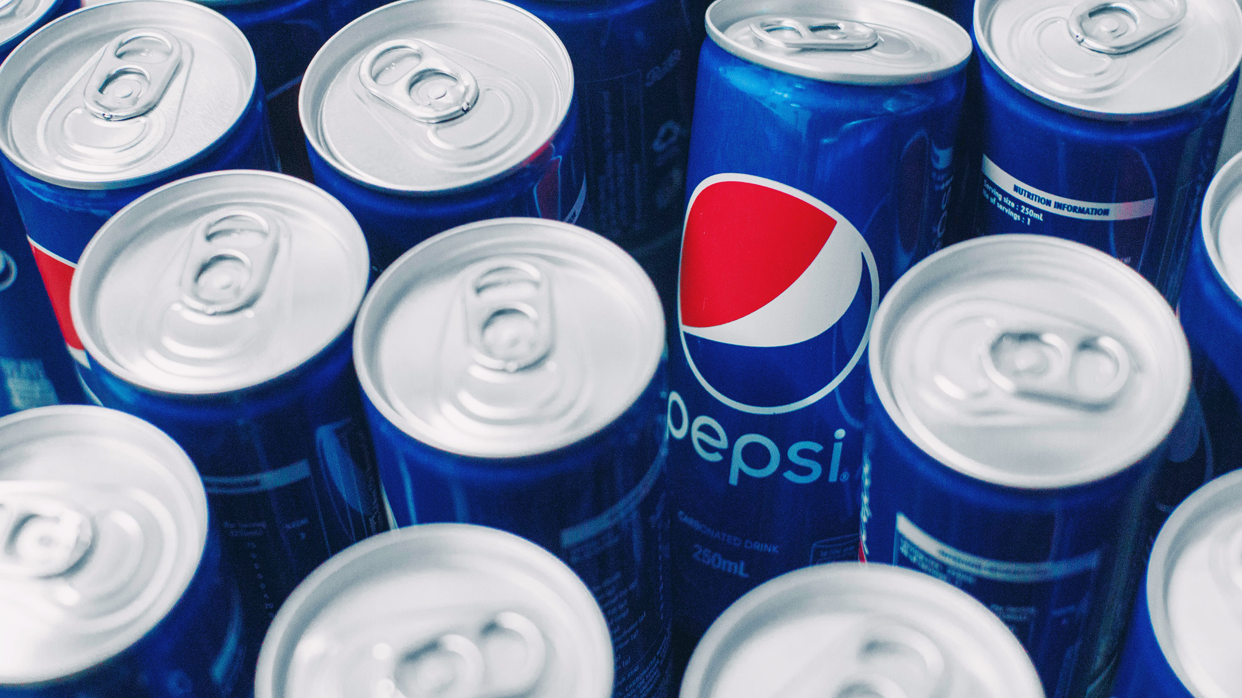 Photo of pepsi cans