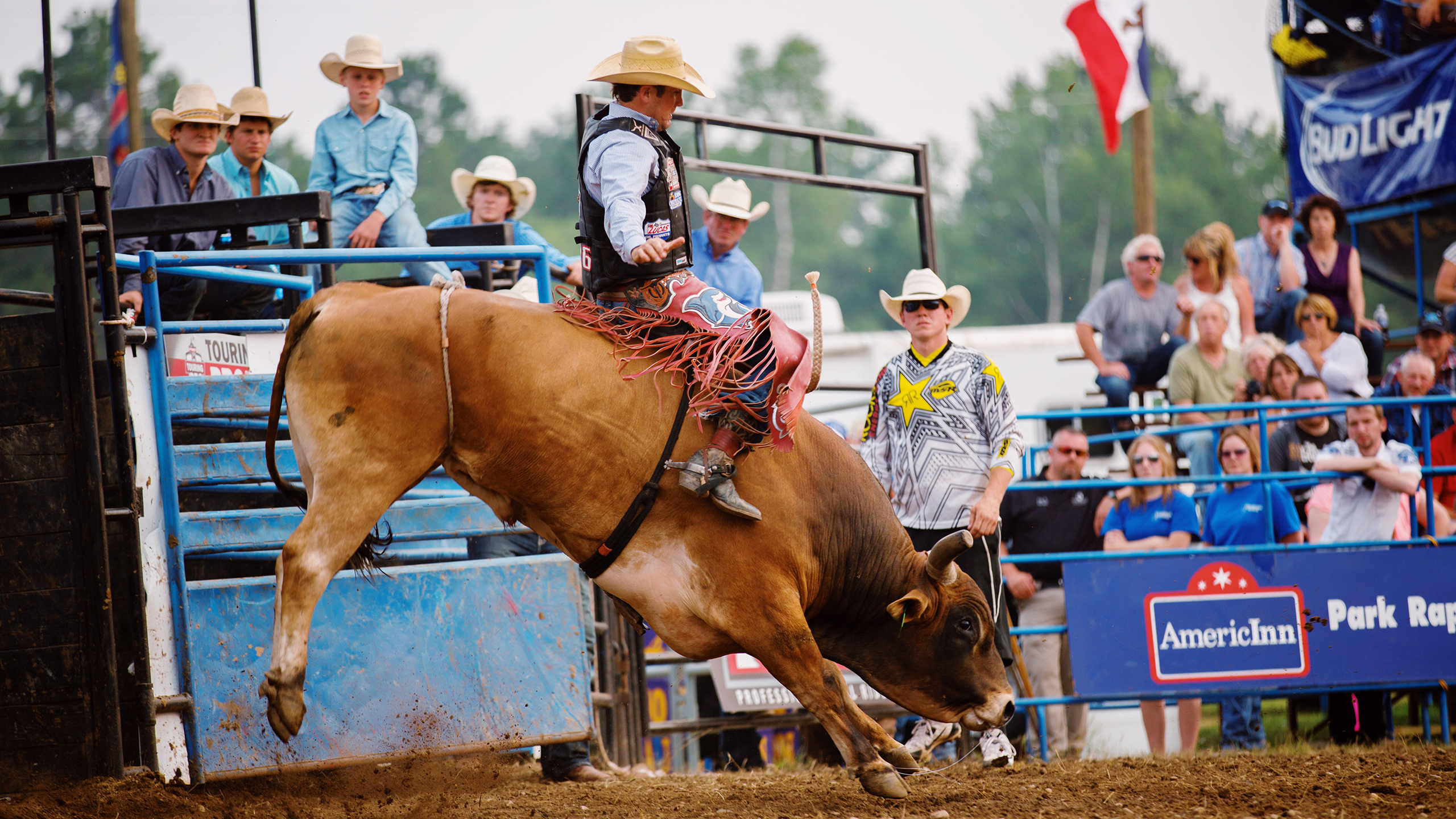 Photo of a Professional Bull Rider event