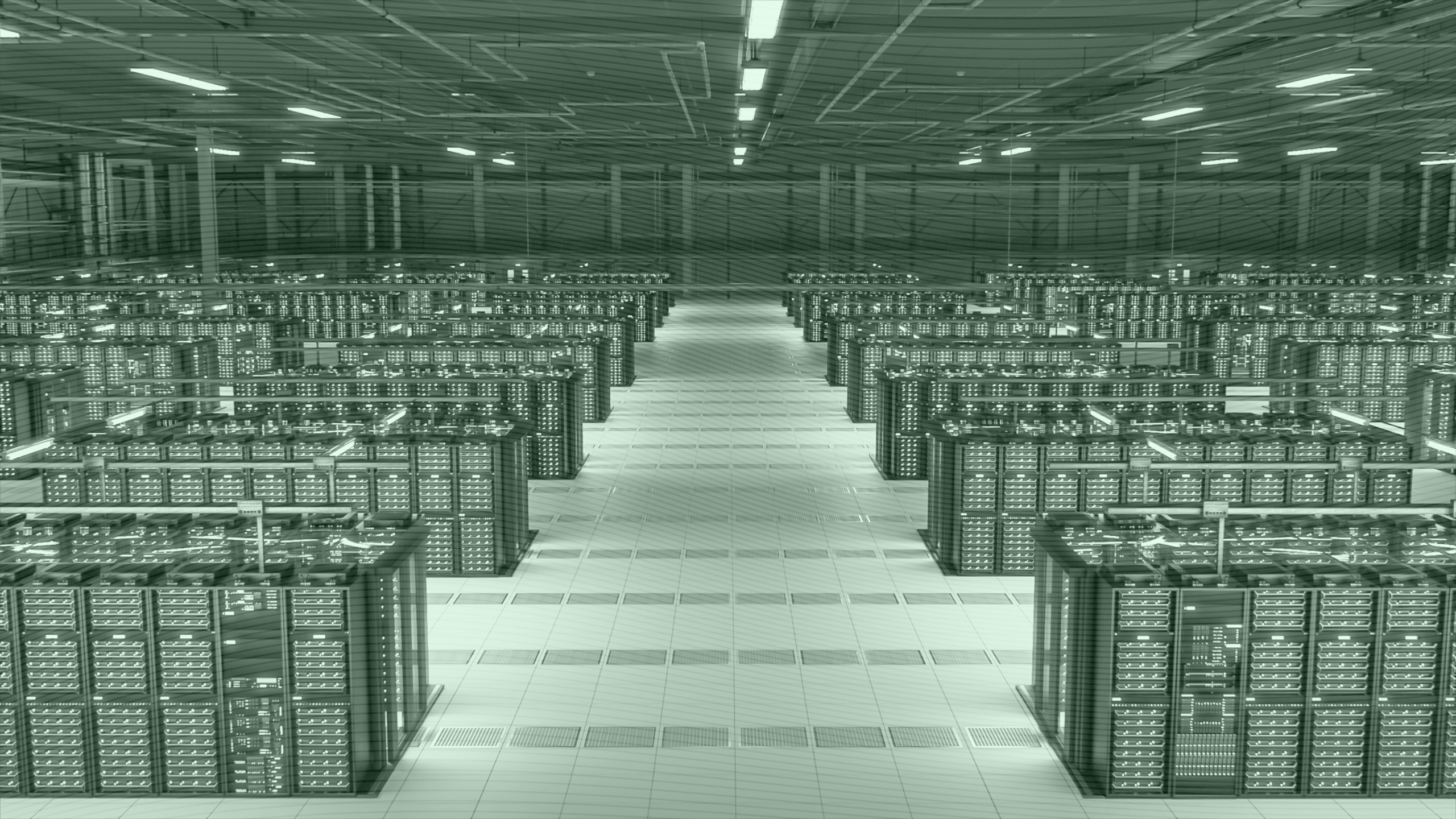 Photo of an AI data center