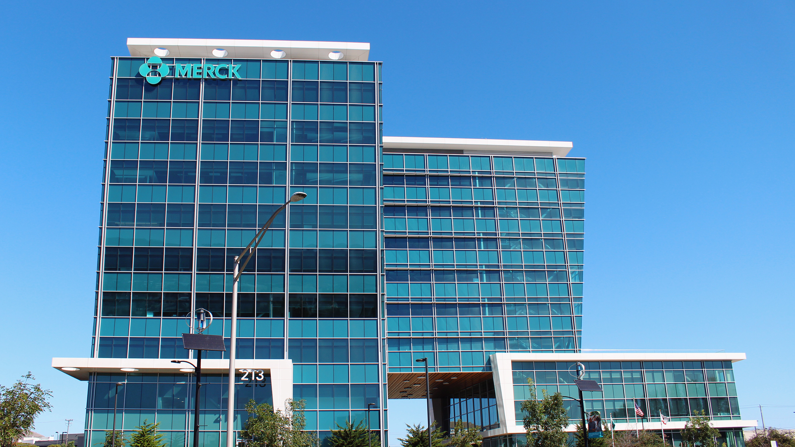 Photo of a Merck building