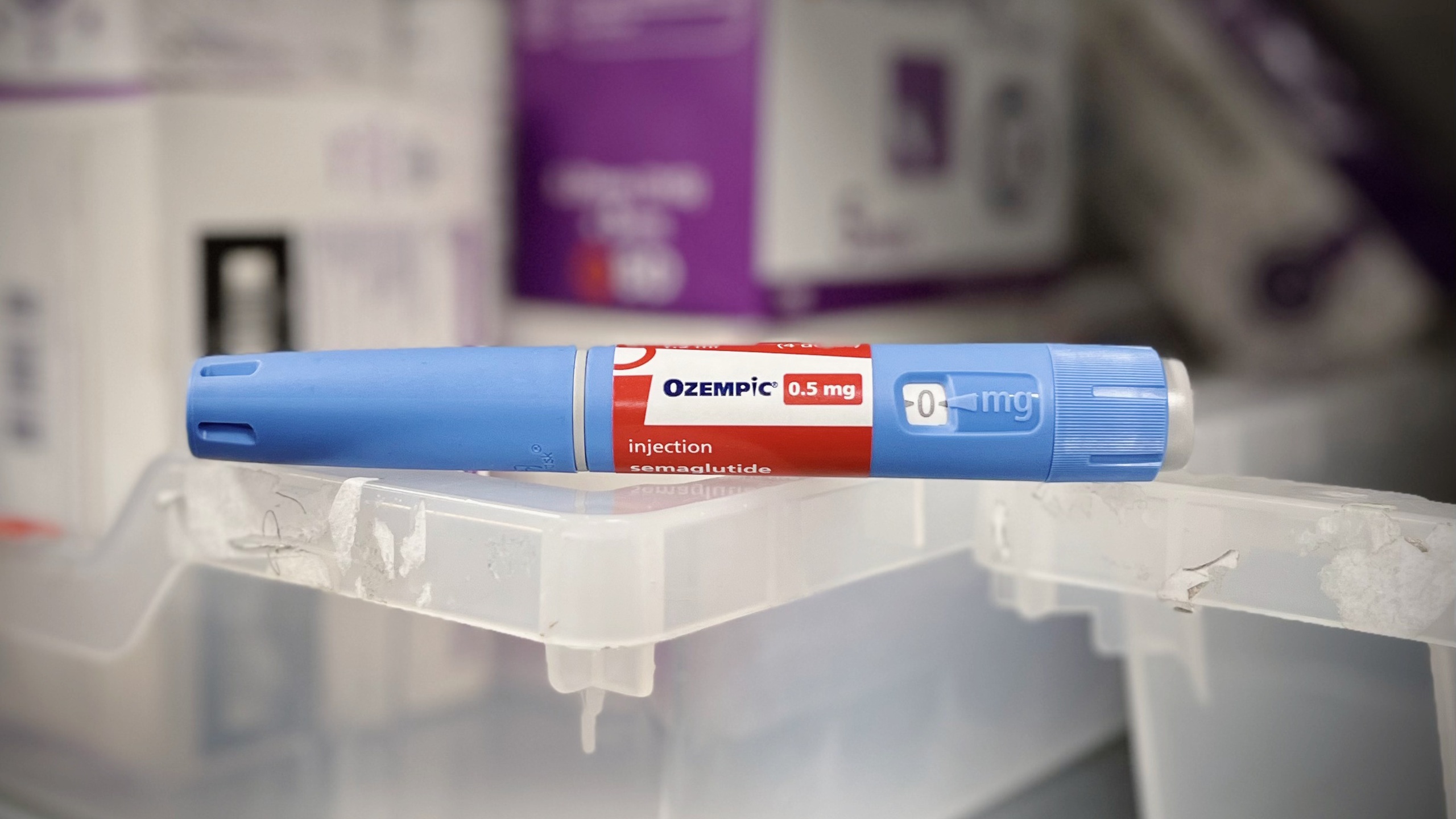 Photo of a Novo Nordisk Ozempic injection