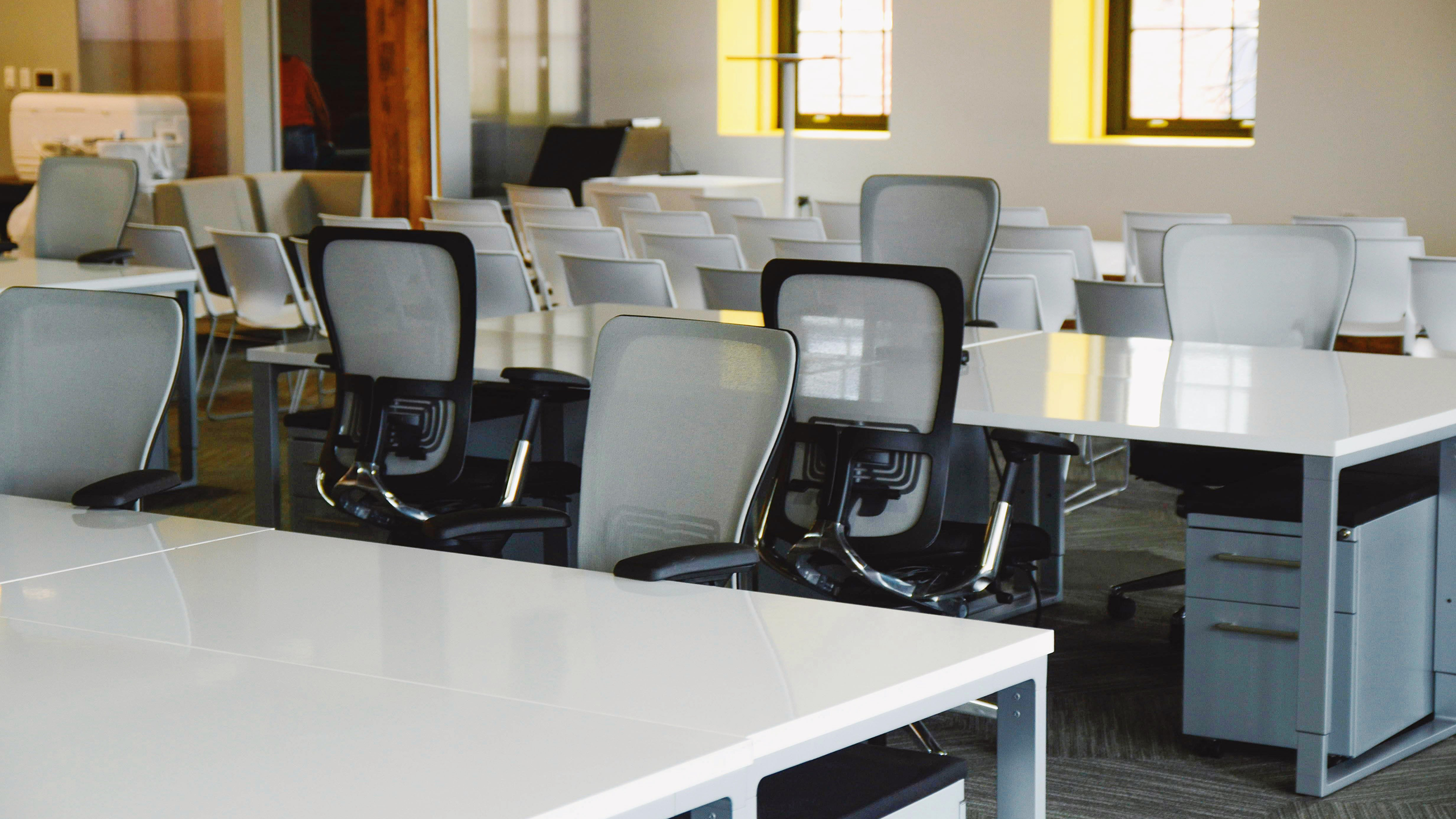 Photo of an empty office