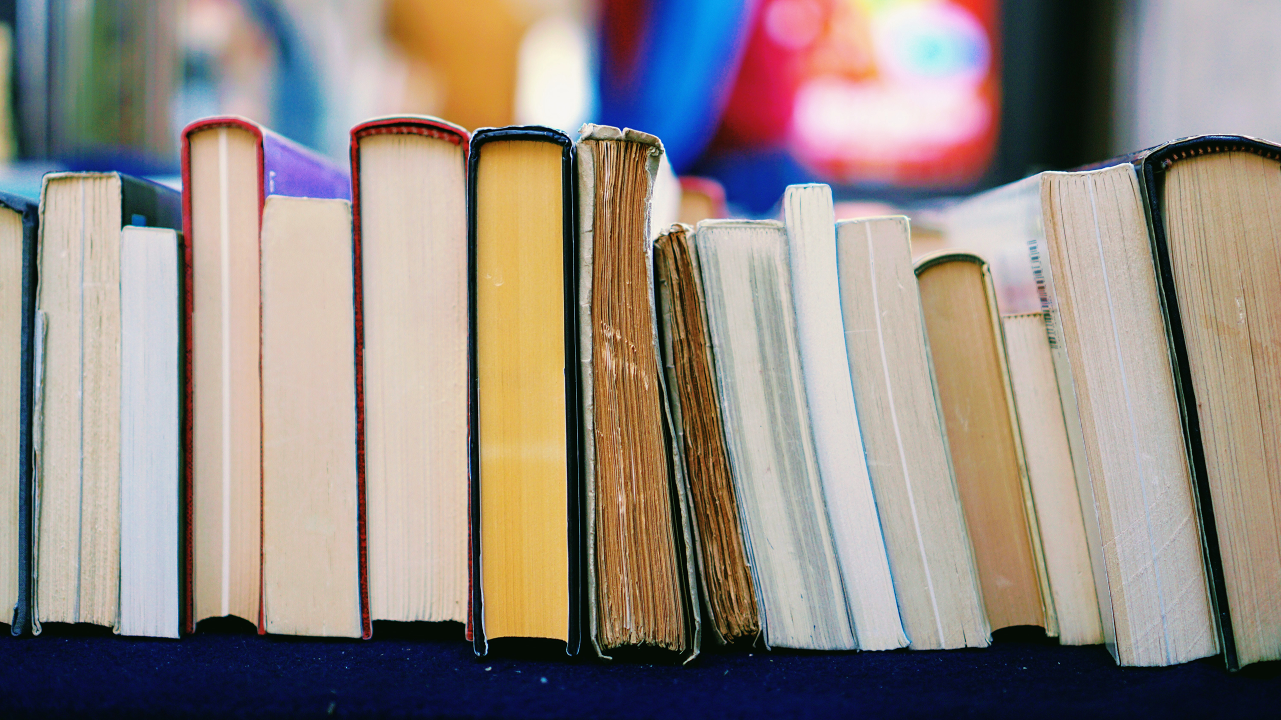 Photo of a pile of books