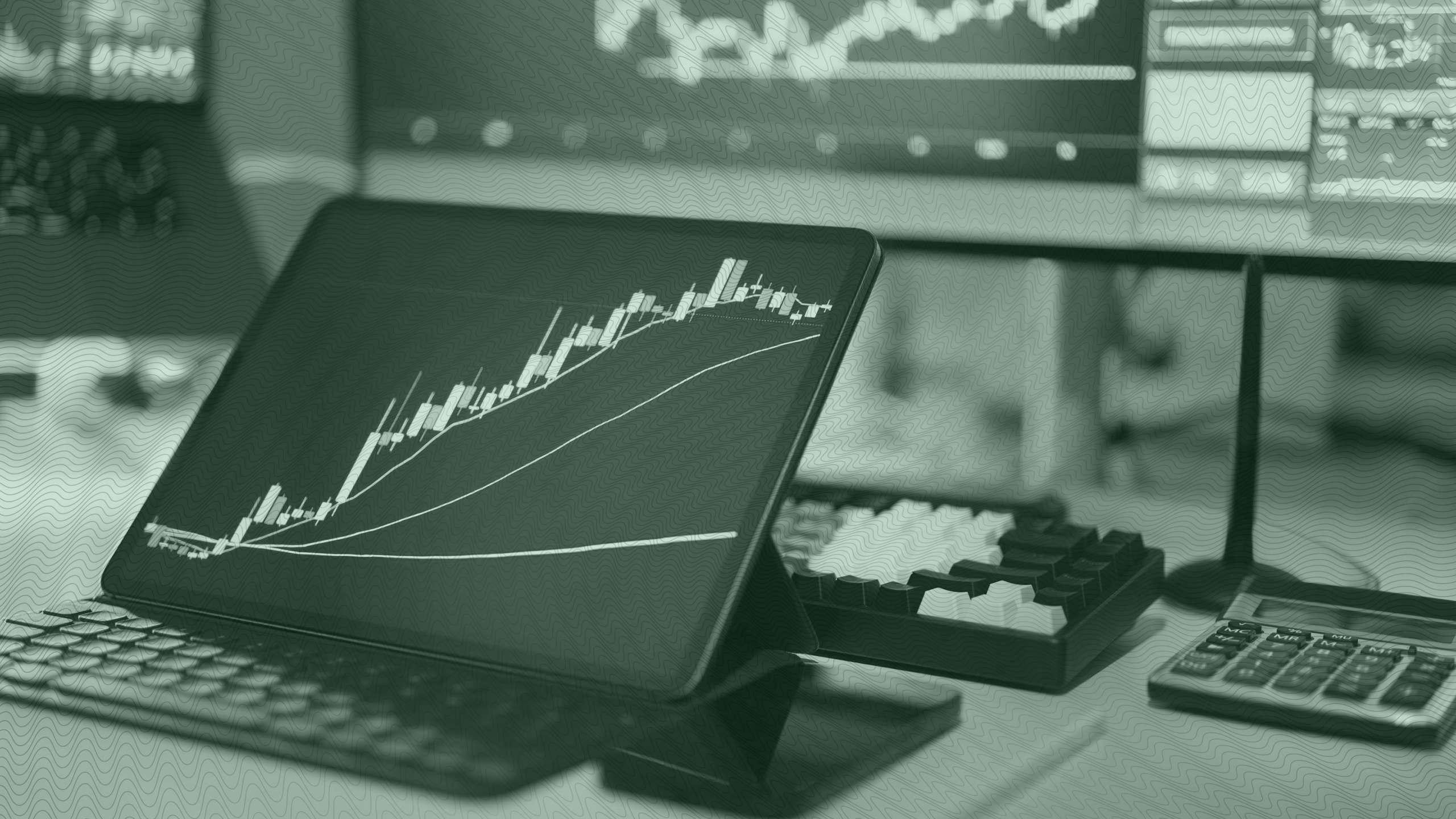Photo of stock charts