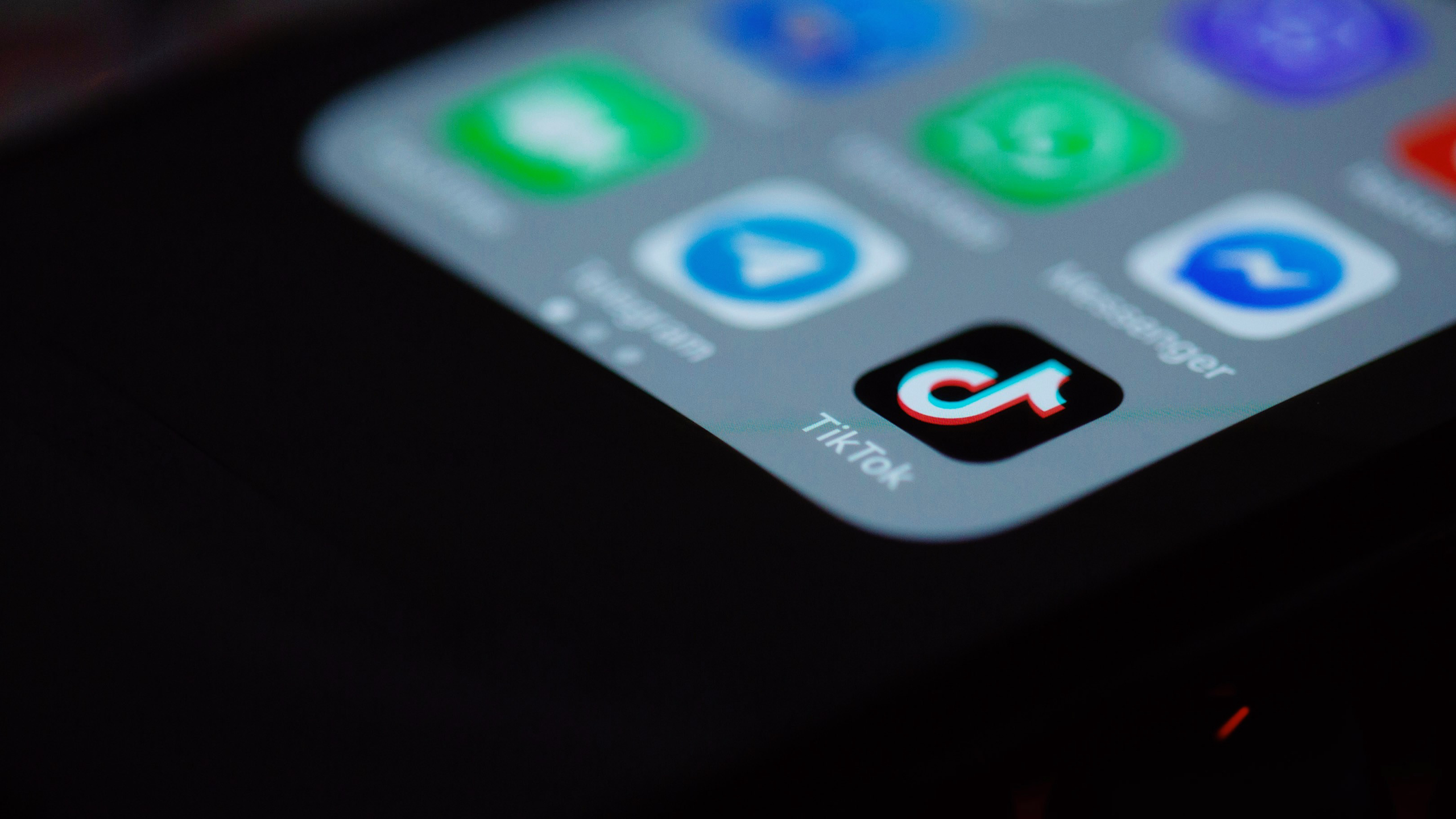 Photo of the TikTok app on an iPhone