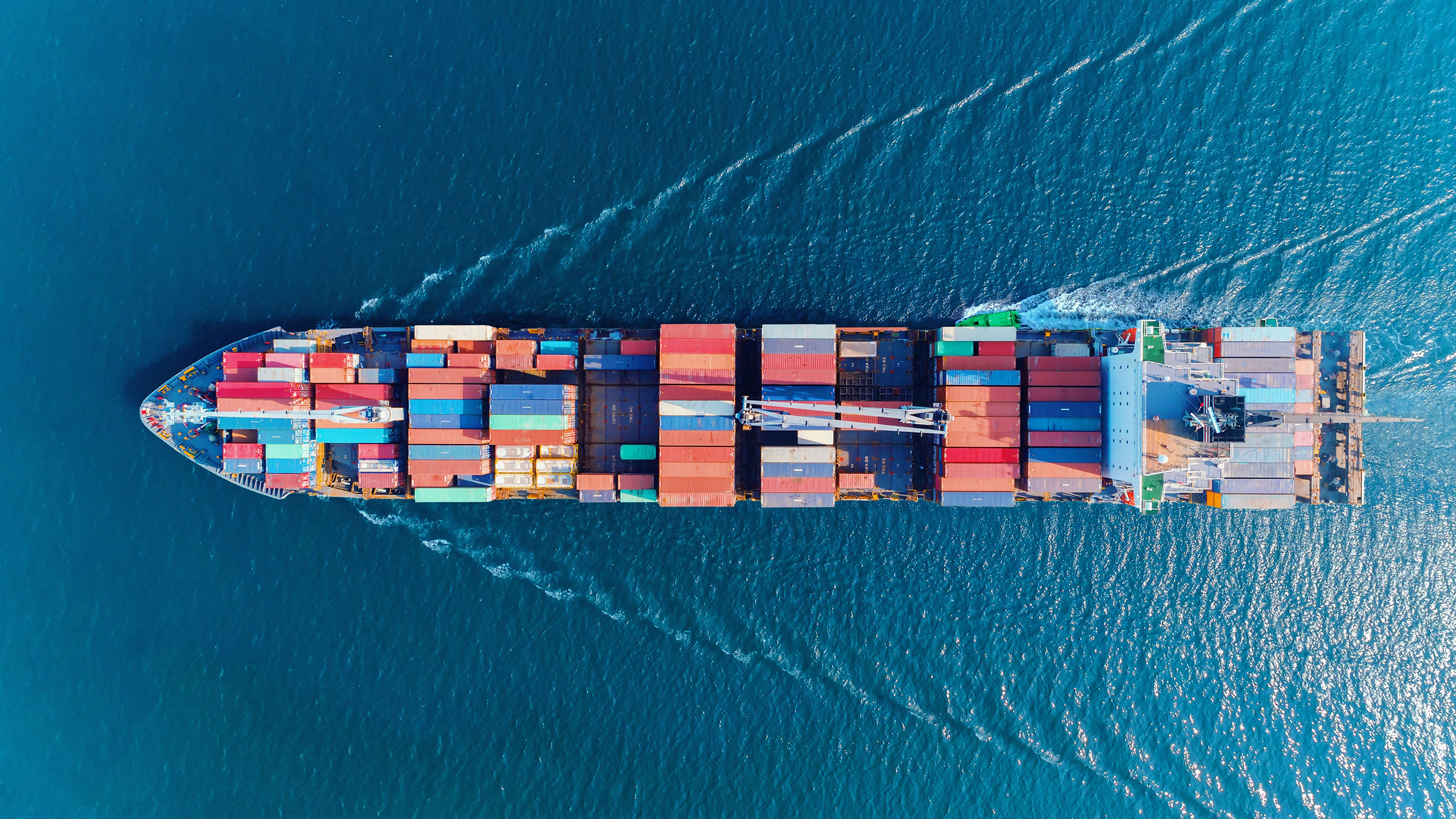 Photo of a cargo ship