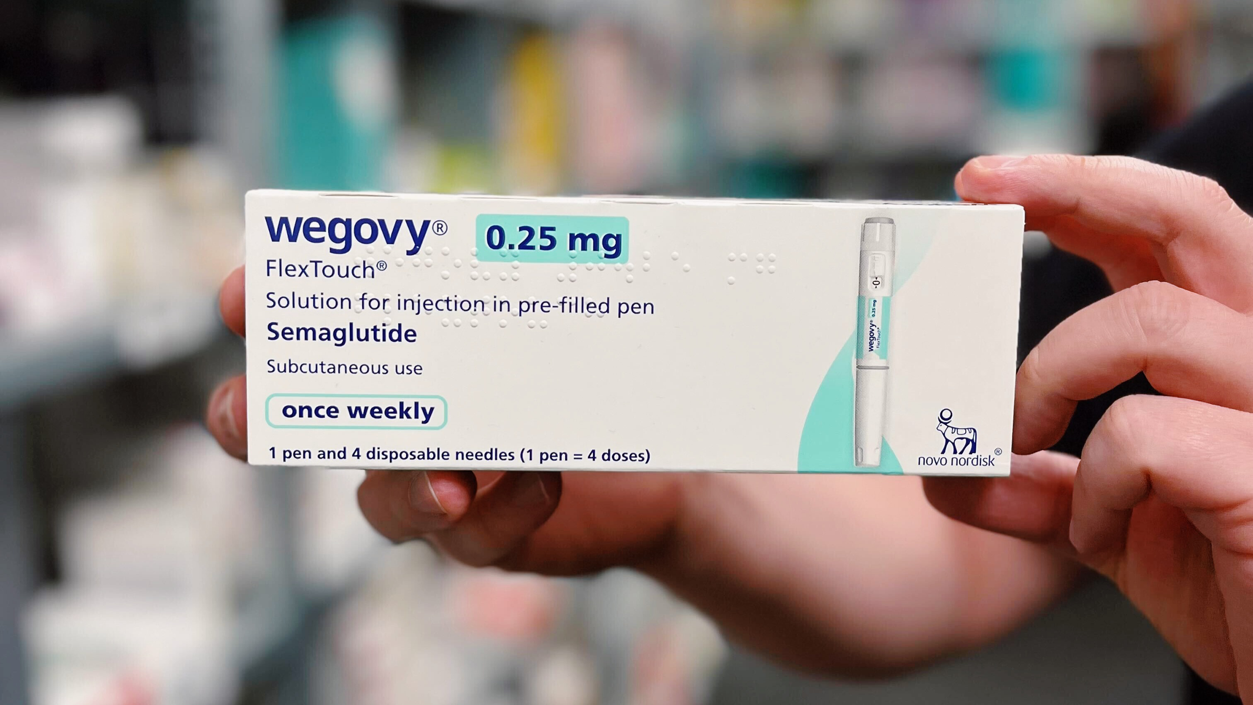 Photo of a Wegovy box