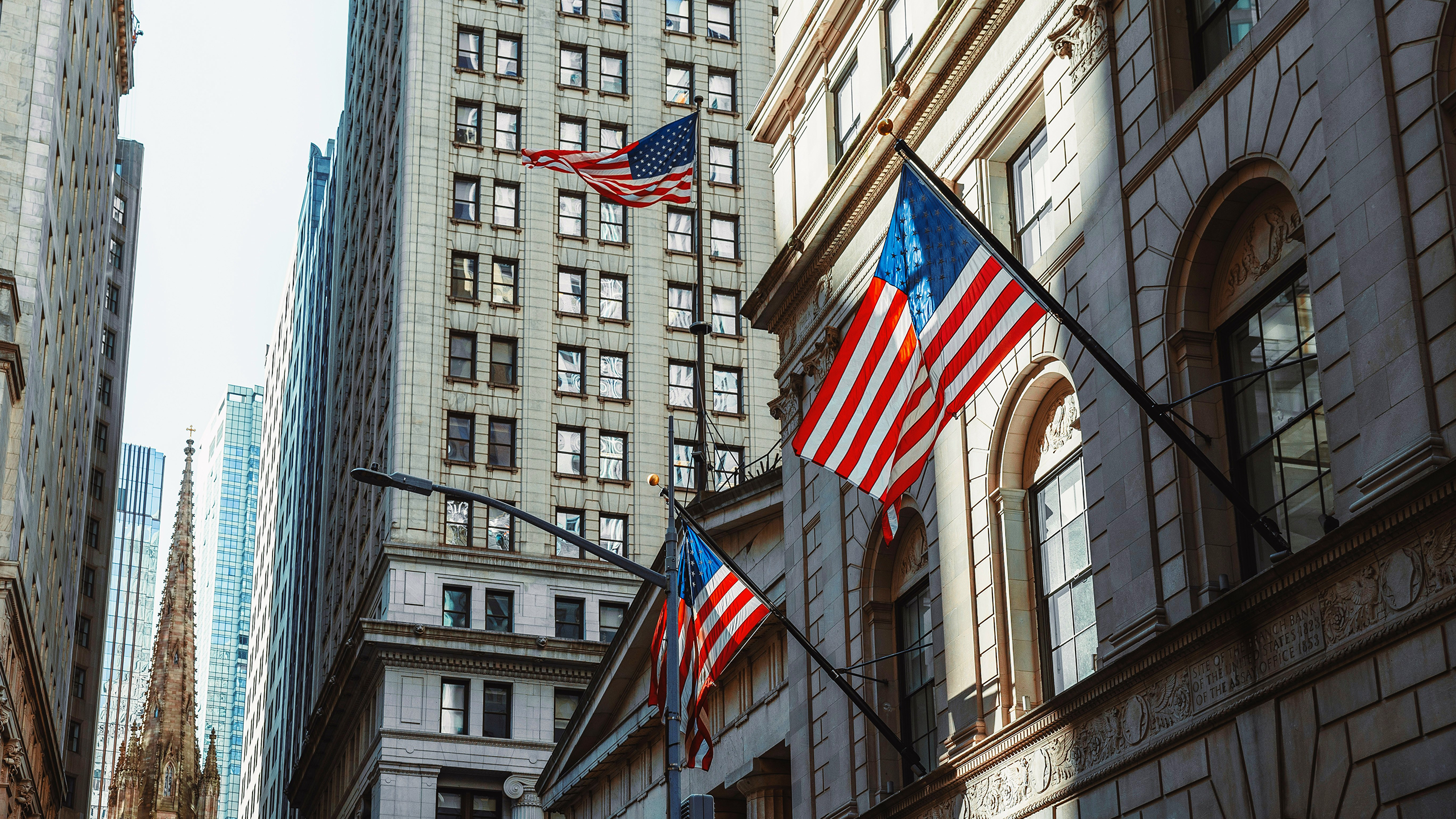 Photo of New York's financial district