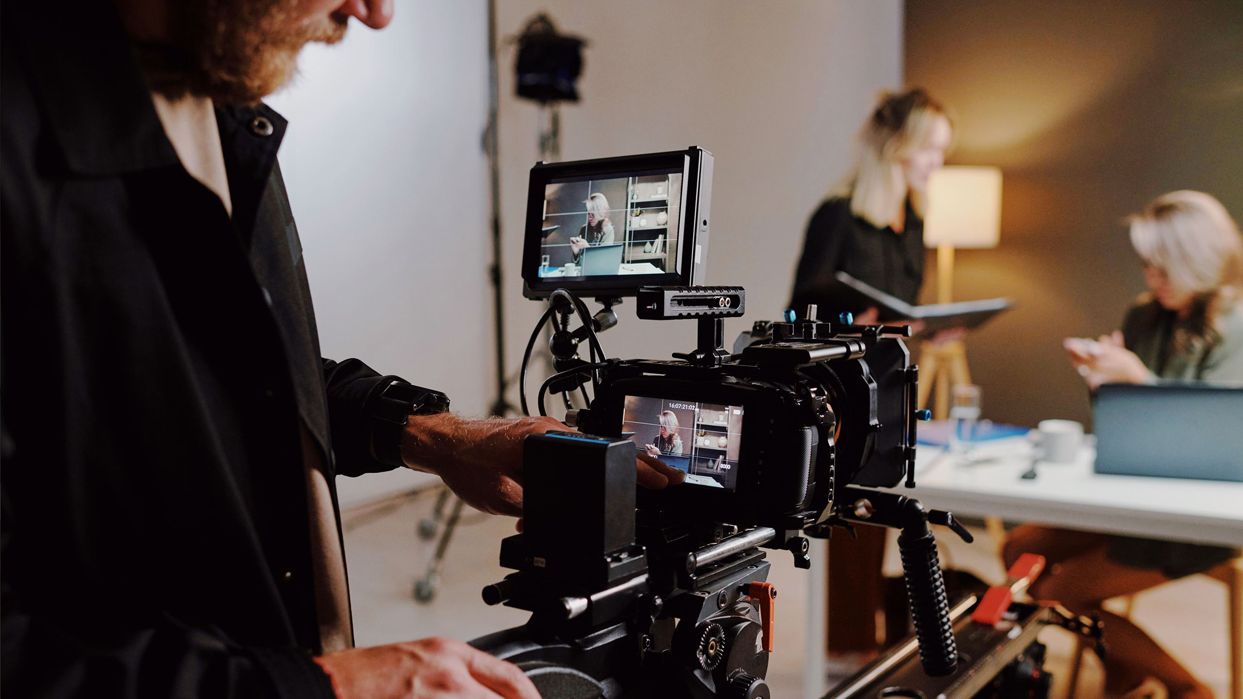 Photo of a Hollywood movie set