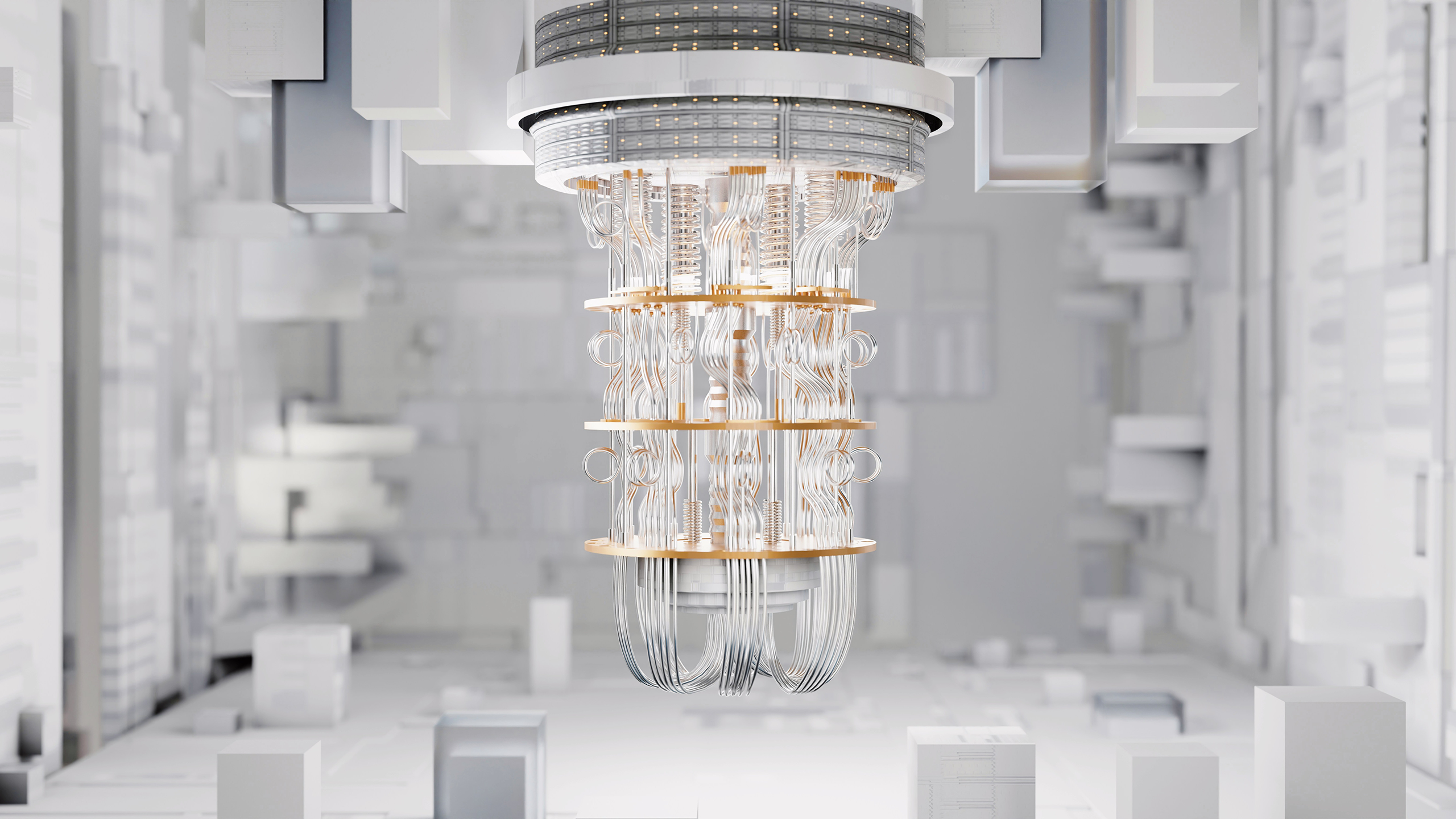 Photo of a quantum computer