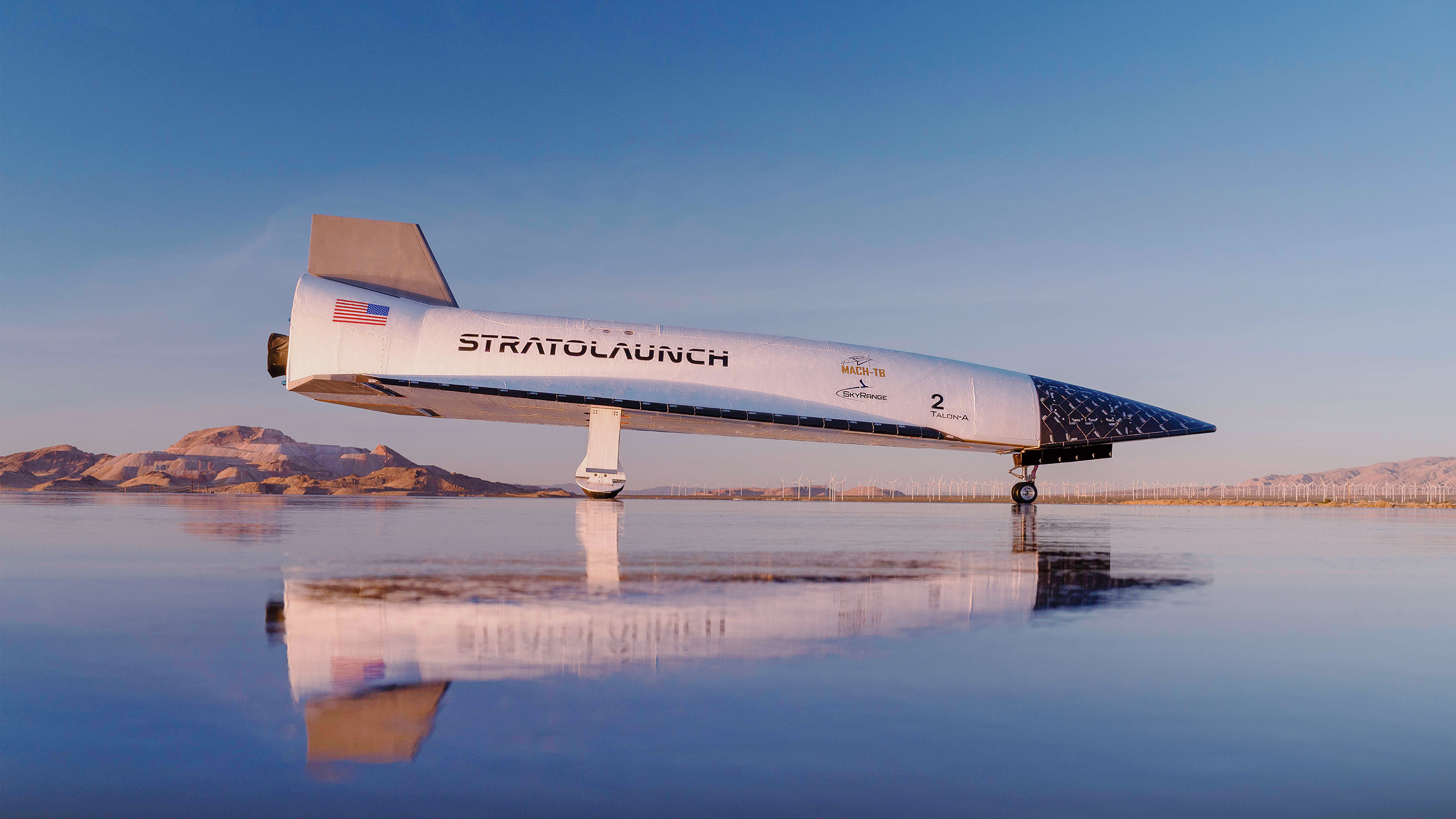 Photo of Stratolaunch TA-2 First Light Profile