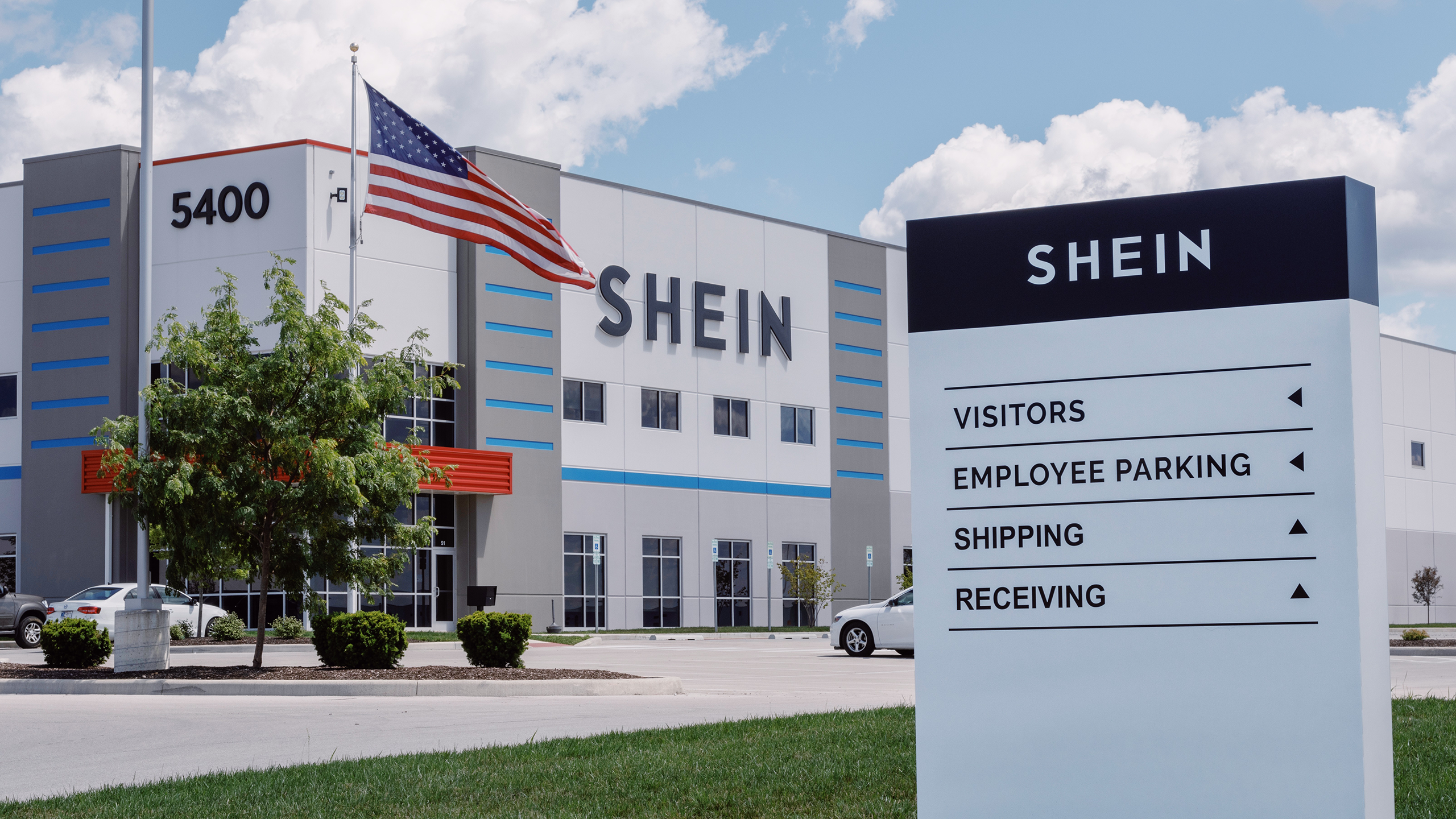 Photo of a SHEIN distribution center