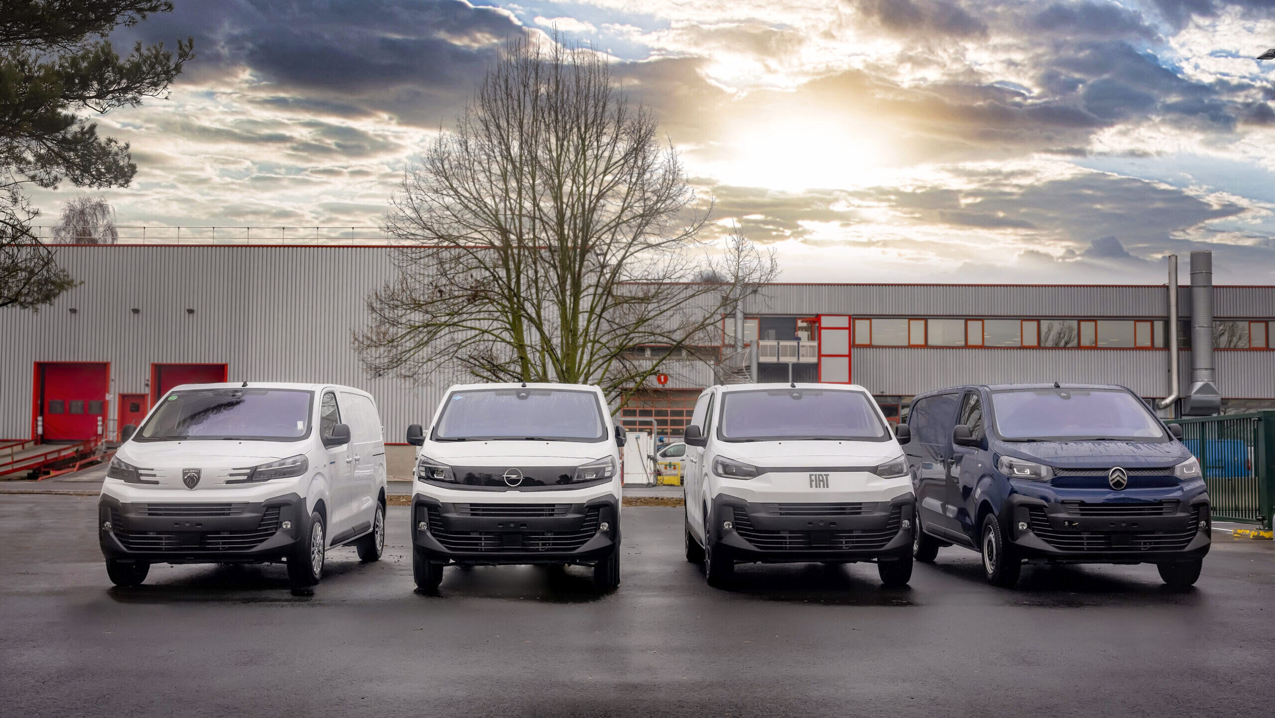 Photo of hydrogen fuel cell vehicles made by Stellantis.