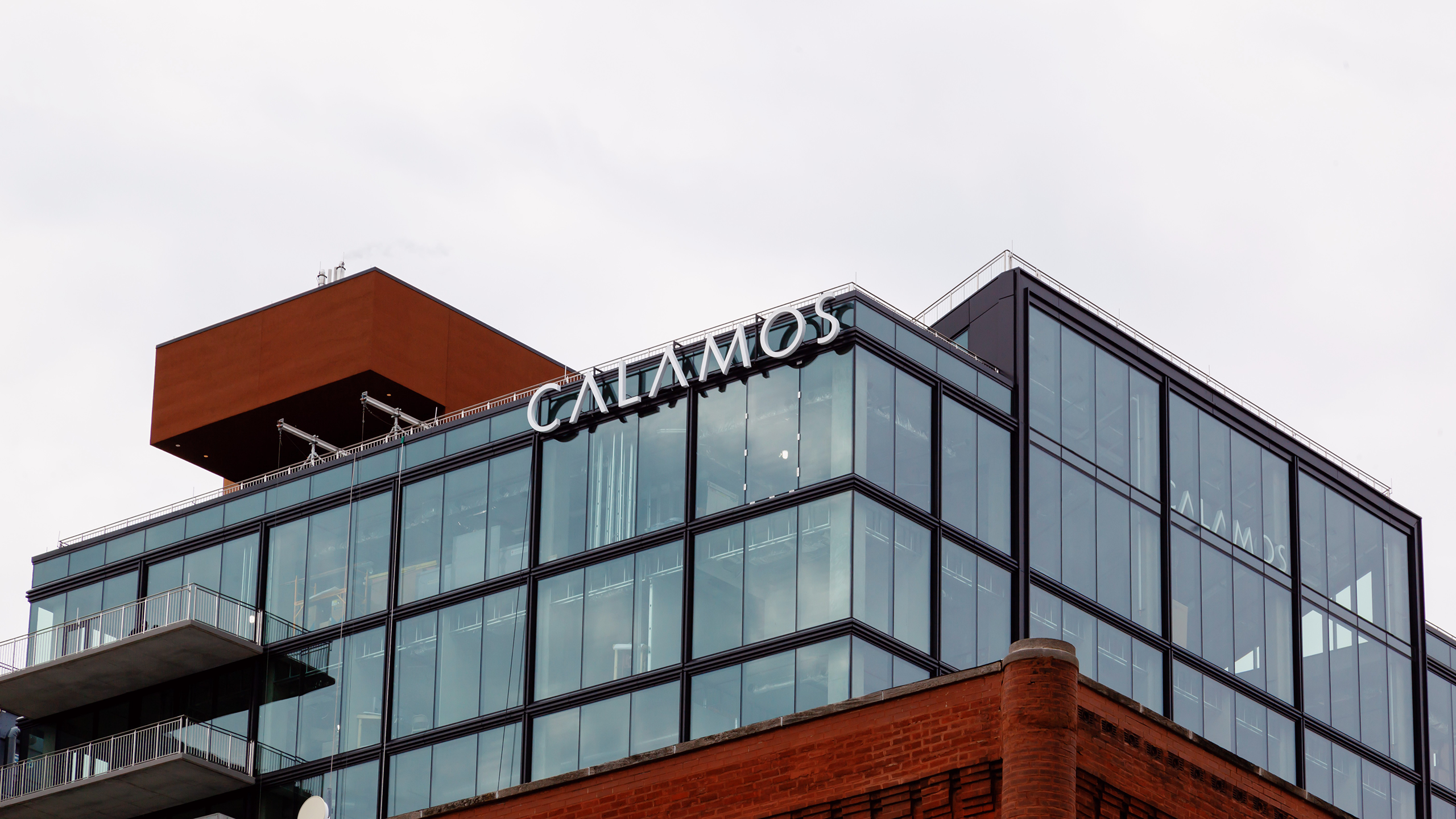 Photo of a Calamos headquarters building
