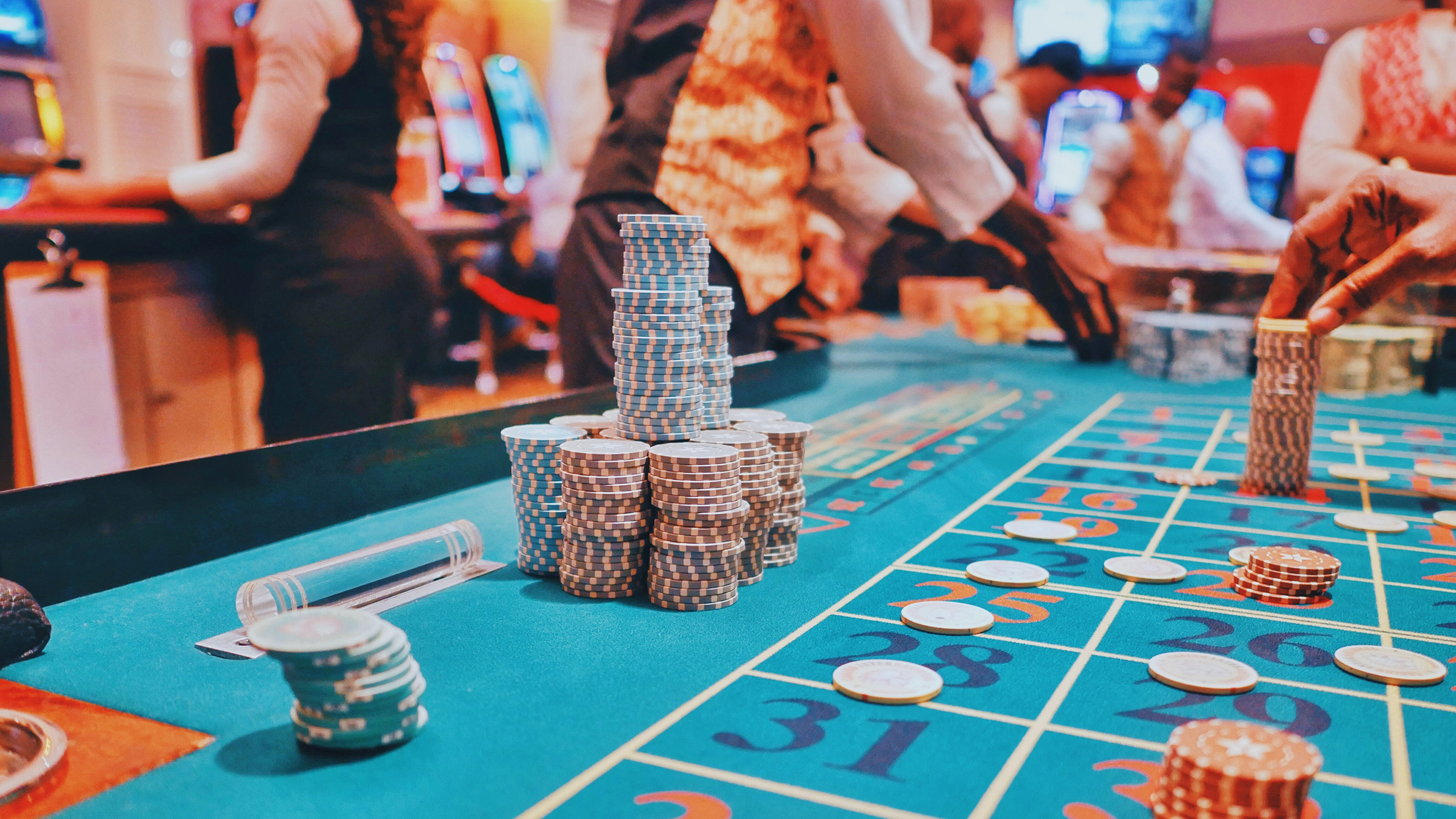 Photo of a casino table