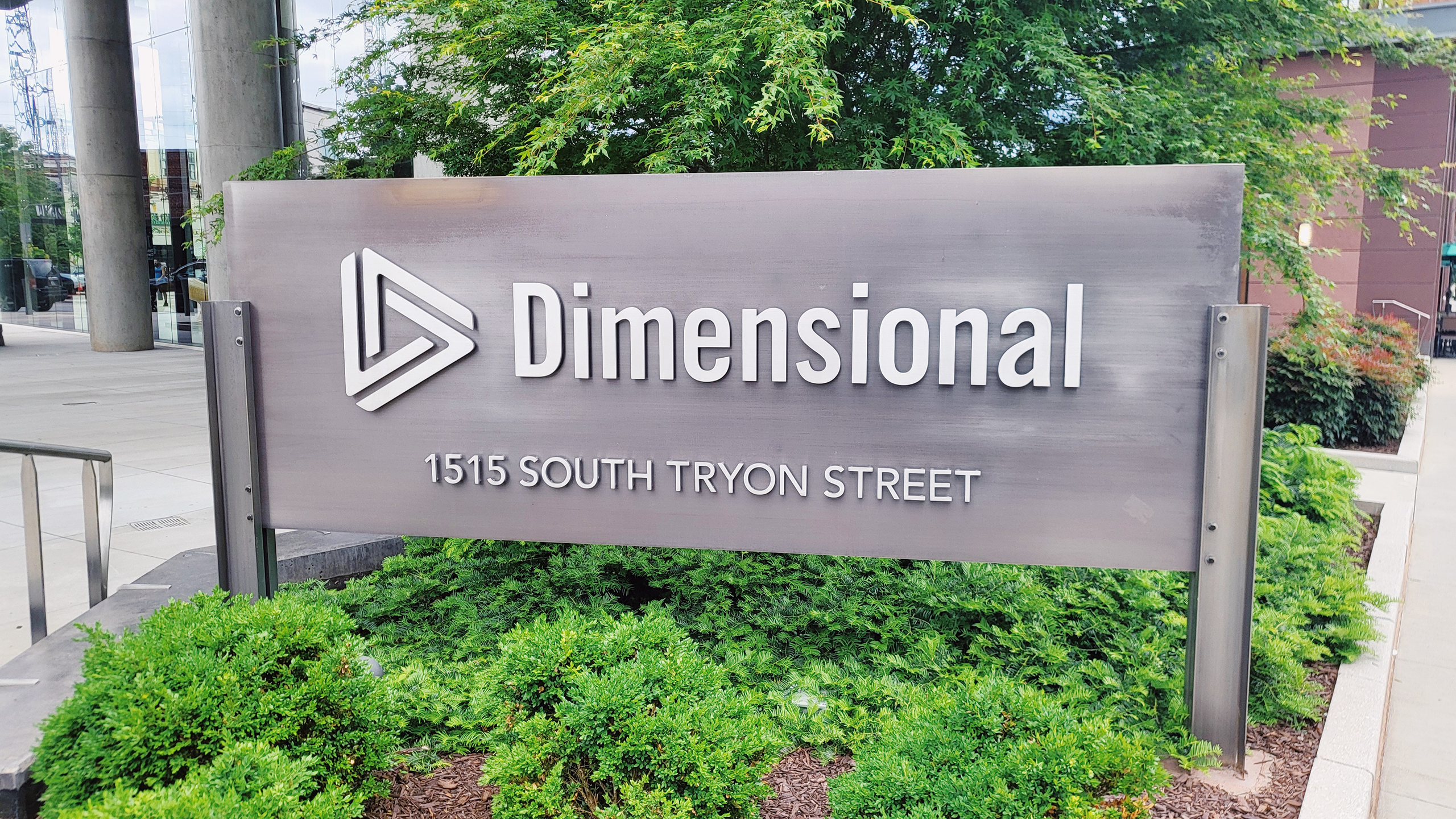 Photo of a Dimensional Fund Advisors building sign