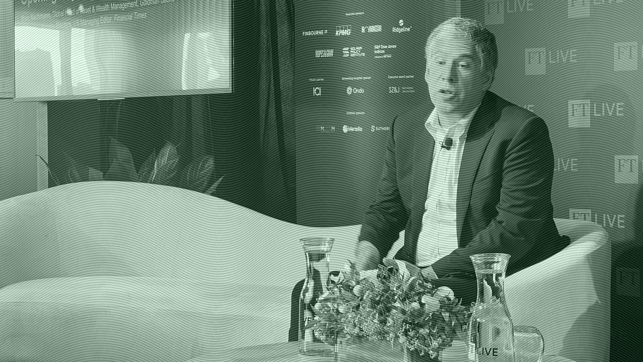 Goldman Sachs Global Head of Asset & Wealth Management Marc Nachmann speaks at Financial Times conference.