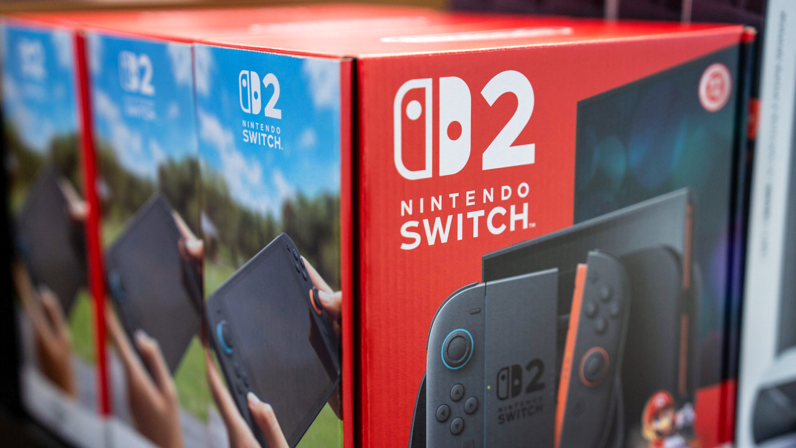 Photo of Nintendo Switch 2 consoles.