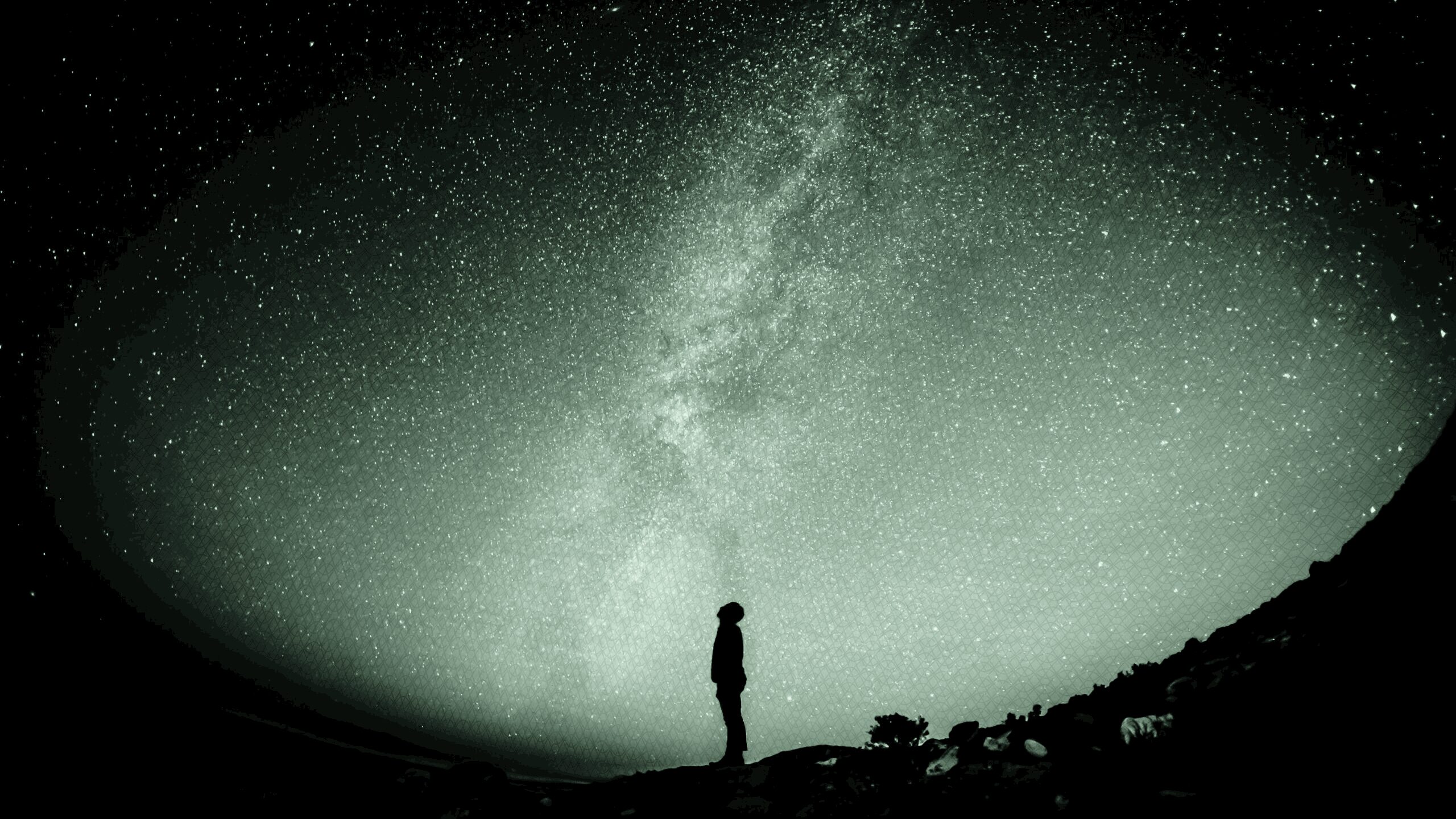 Stars and space.
