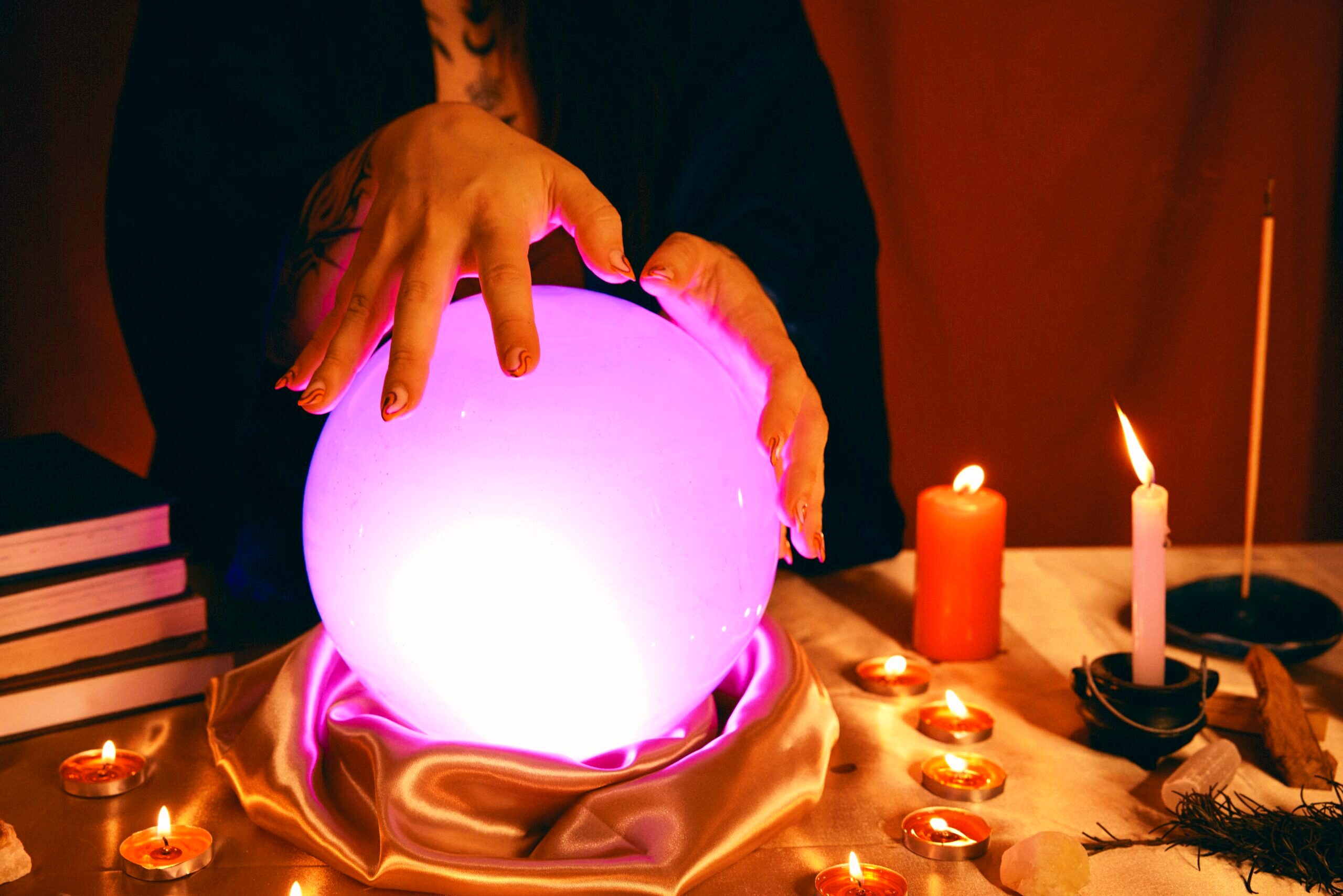 A crystal bal..