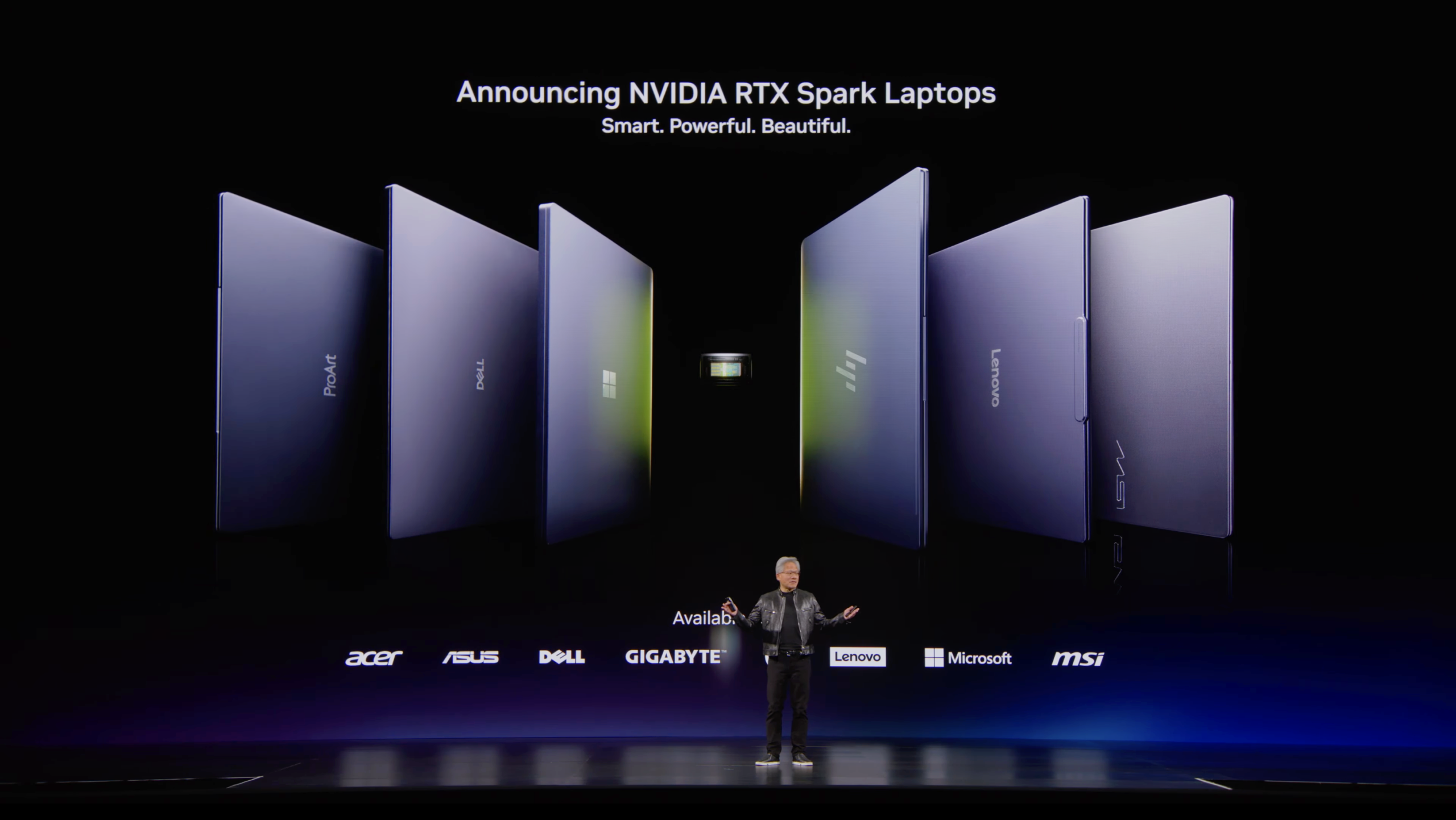 Nvidia CEO Jensen Huang gives a keynote address at GTC Taipei 2026.